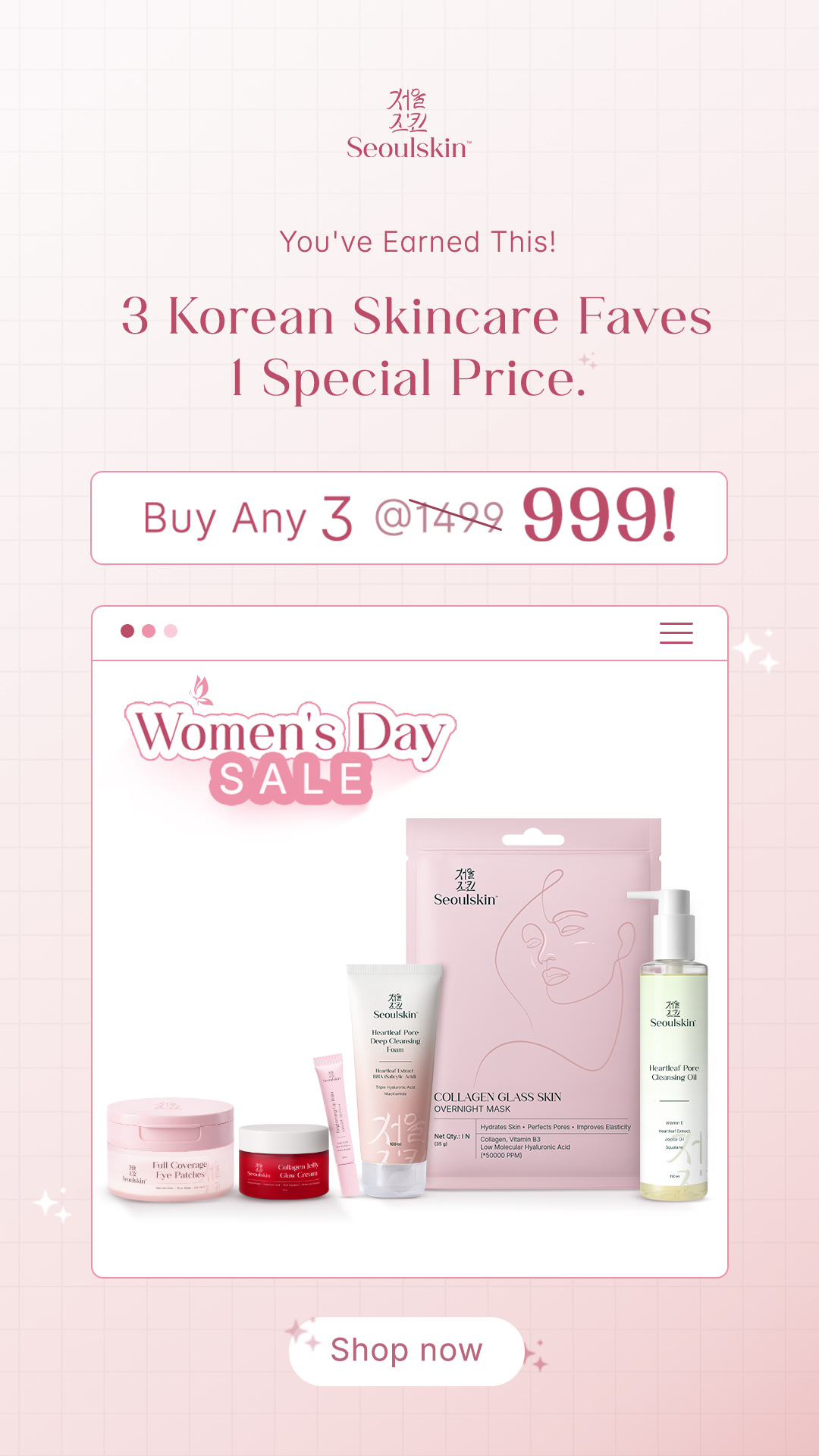 Seoulskin Facebook ad from Mar 2, 2026