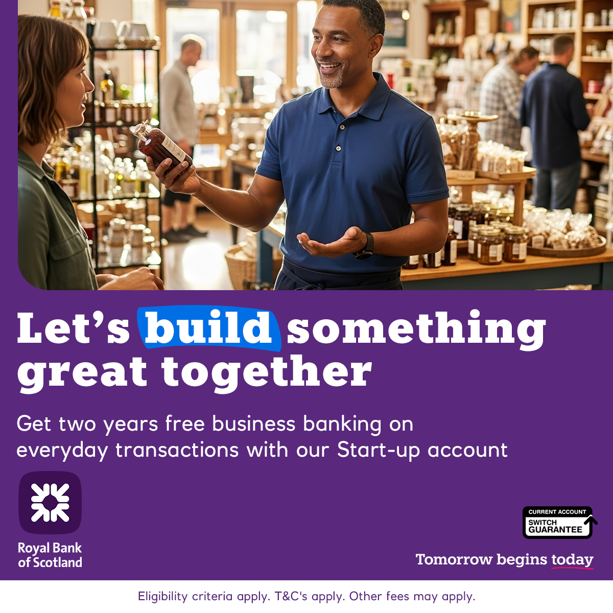 The Royal Bank of Scotland Facebook ad