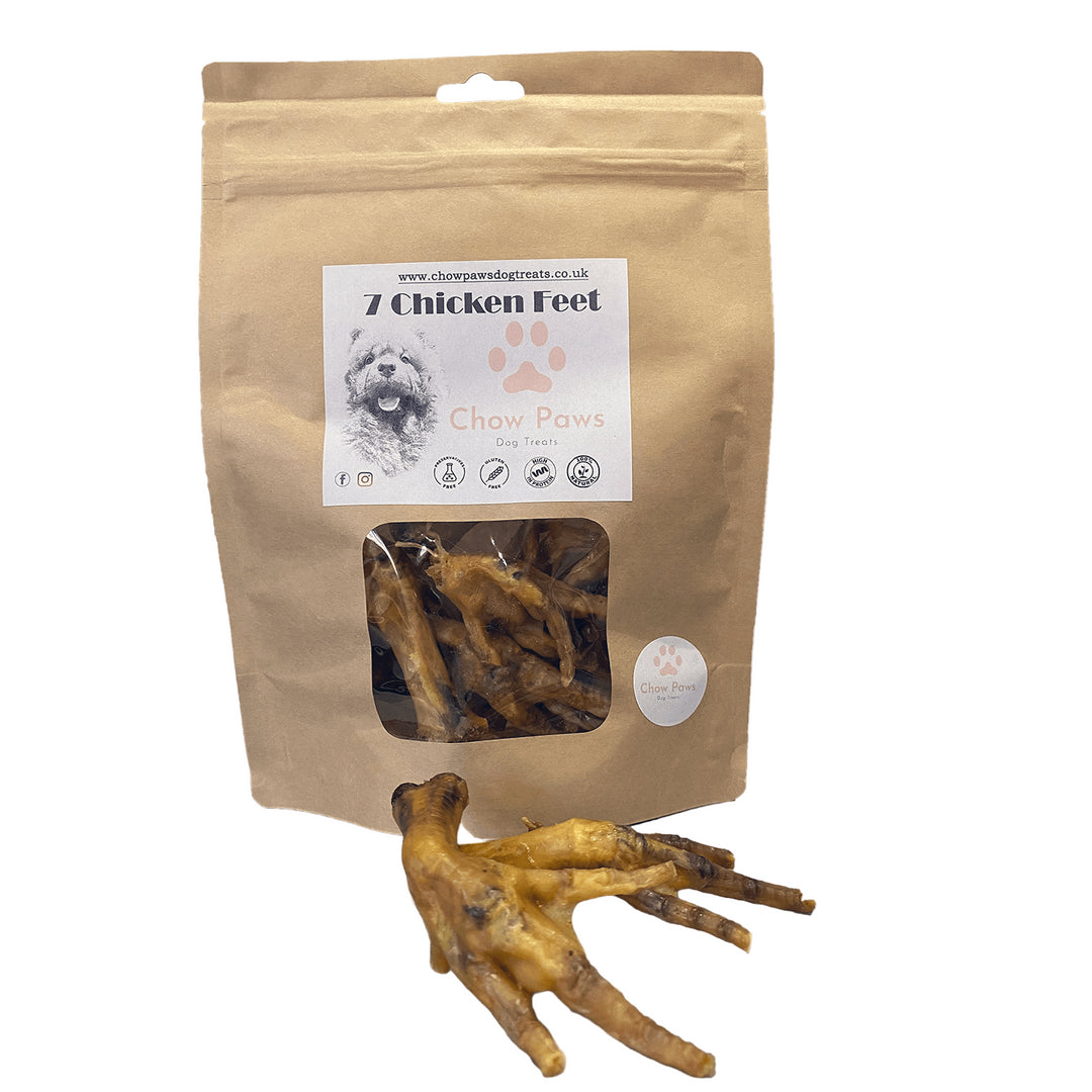 Chow Paws Dog Treats Facebook ad: Healthy, natural dog treats that dogs love