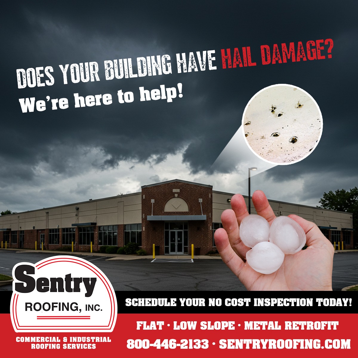 Sentry Roofing, Inc. Facebook ad