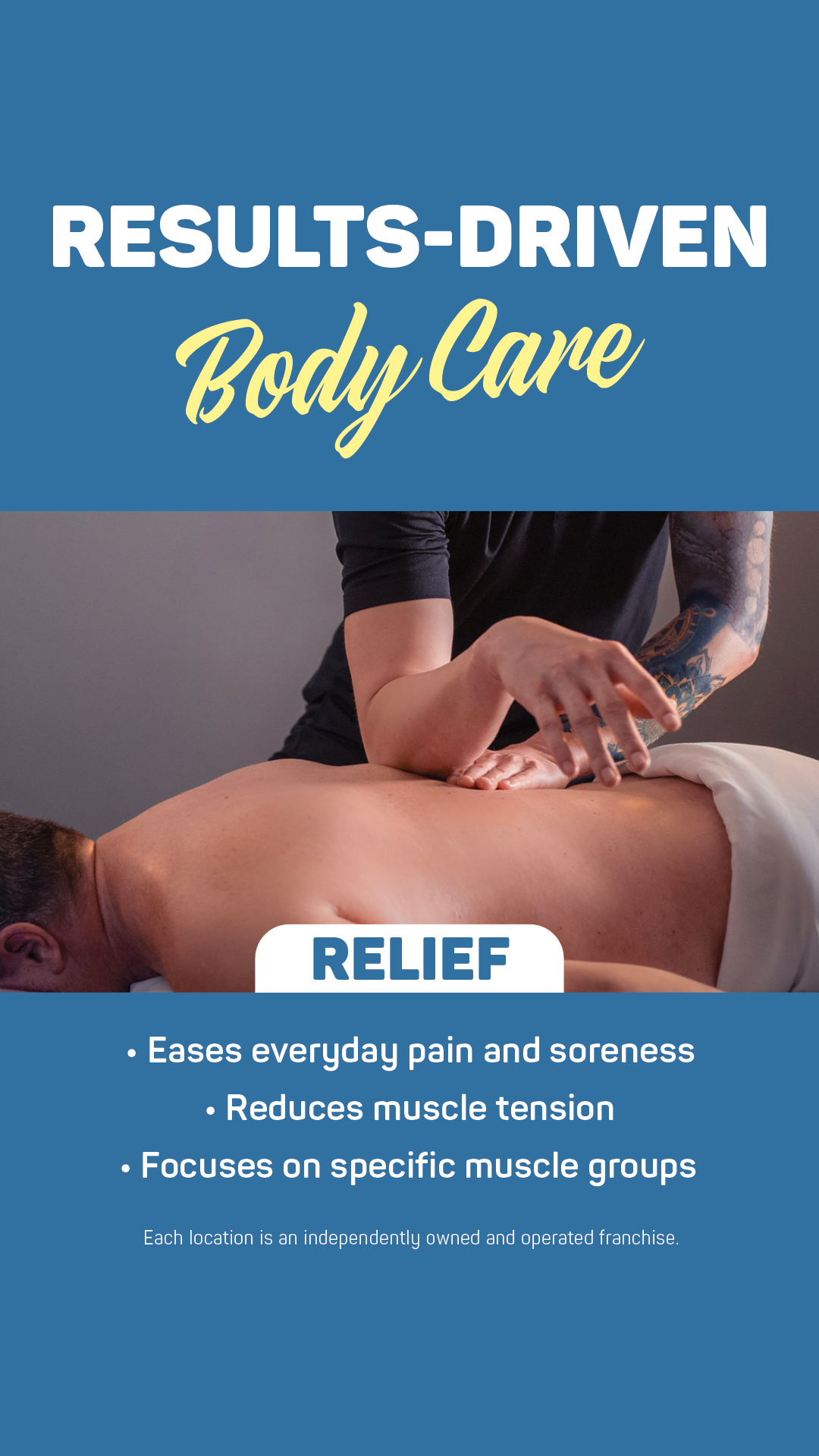 Massage Envy Facebook ad