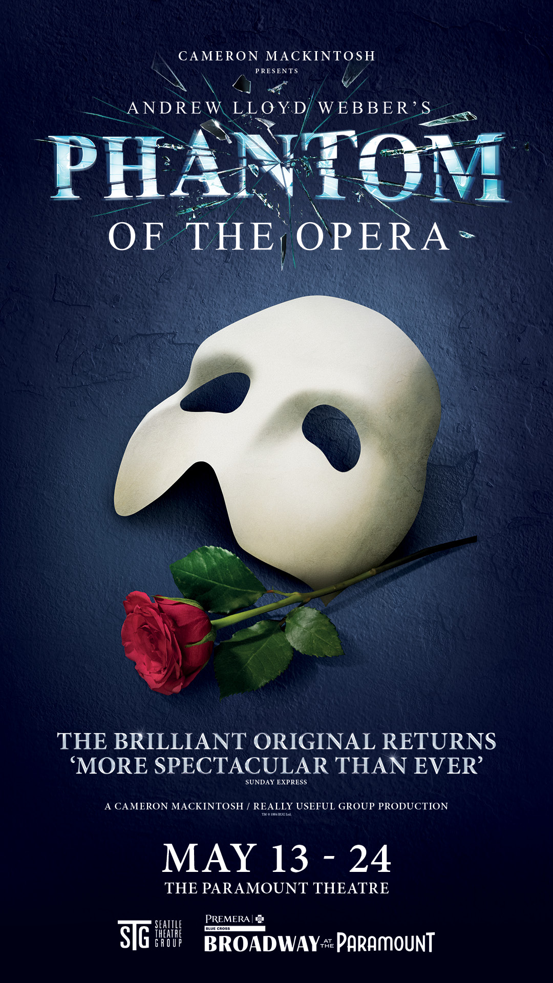 Broadway at The Paramount Facebook ad from Feb 9, 2026