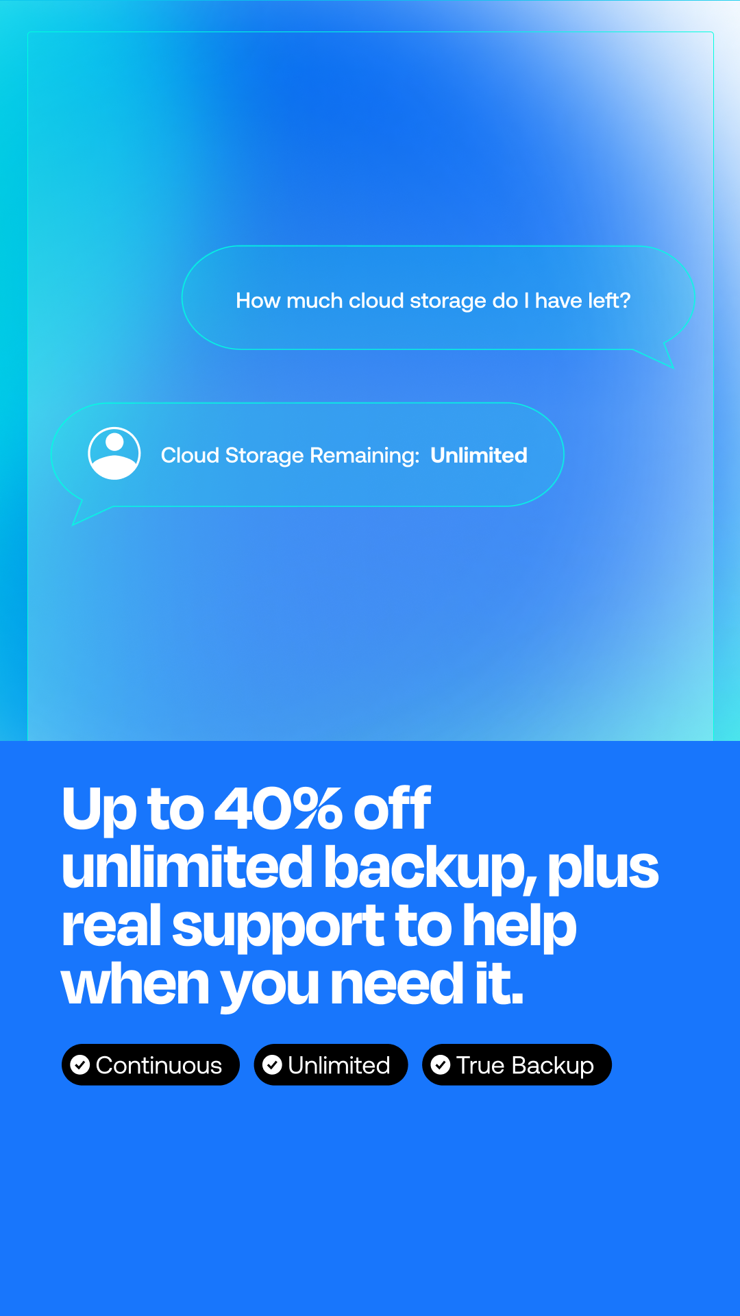 Carbonite Facebook ad