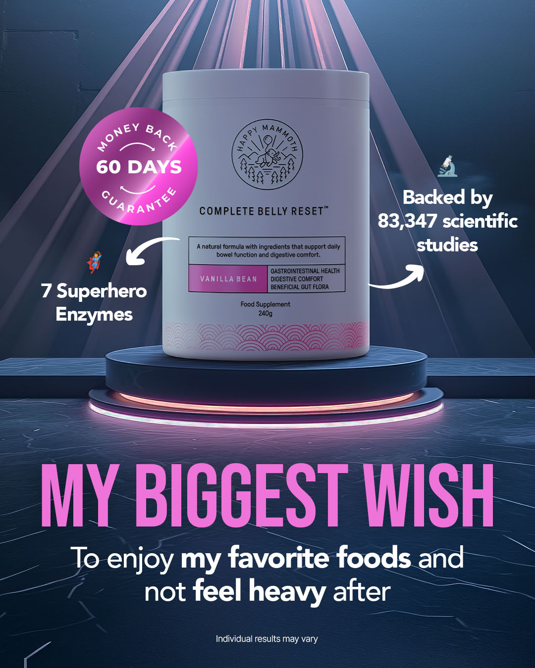 Happy Mammoth EU Facebook ad
