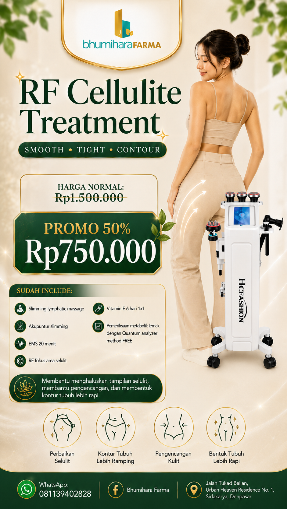 Akupuntur Bali Bhumihara Facebook ad: Hilangin Selulit Tubuh Disini >>