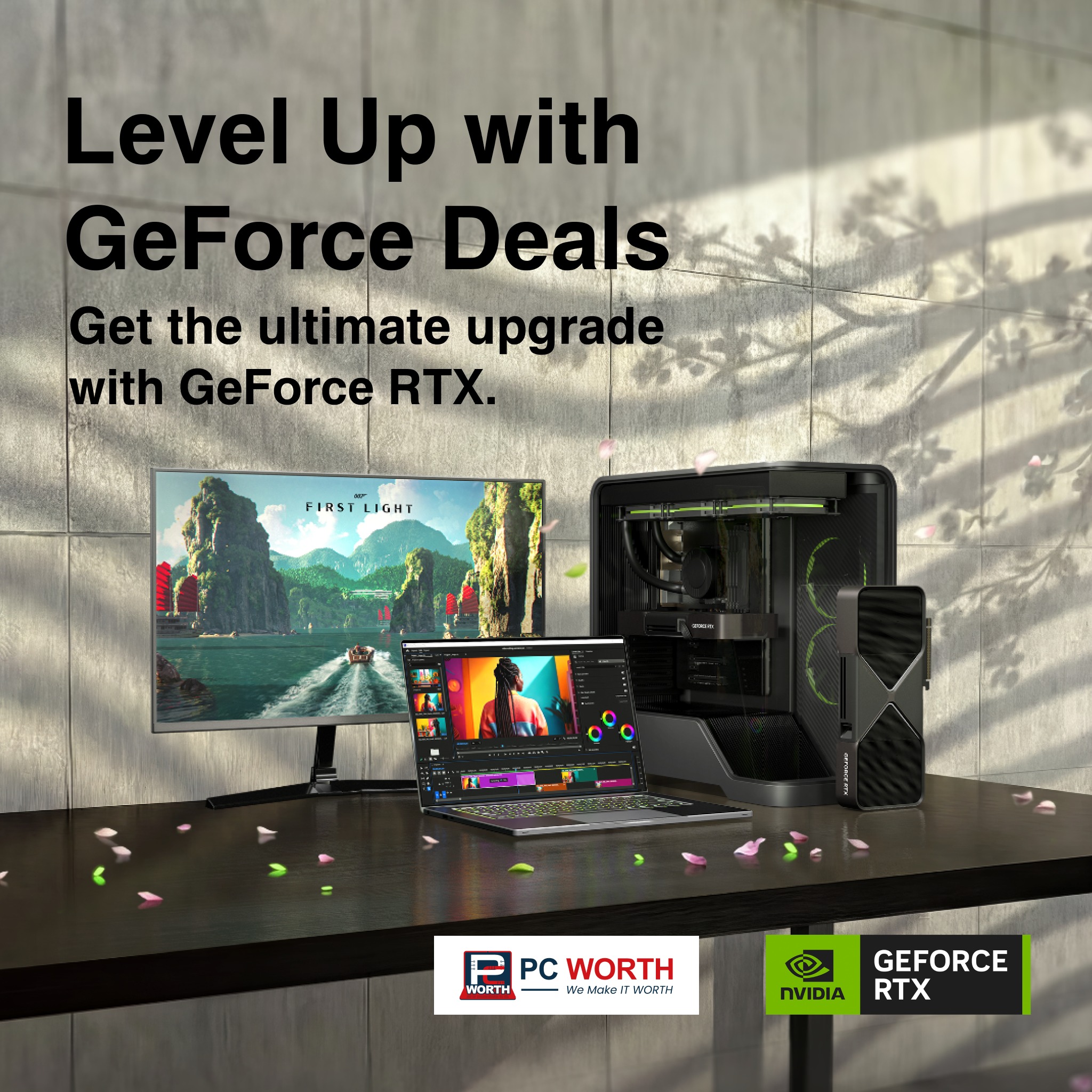 PC WORTH Facebook ad