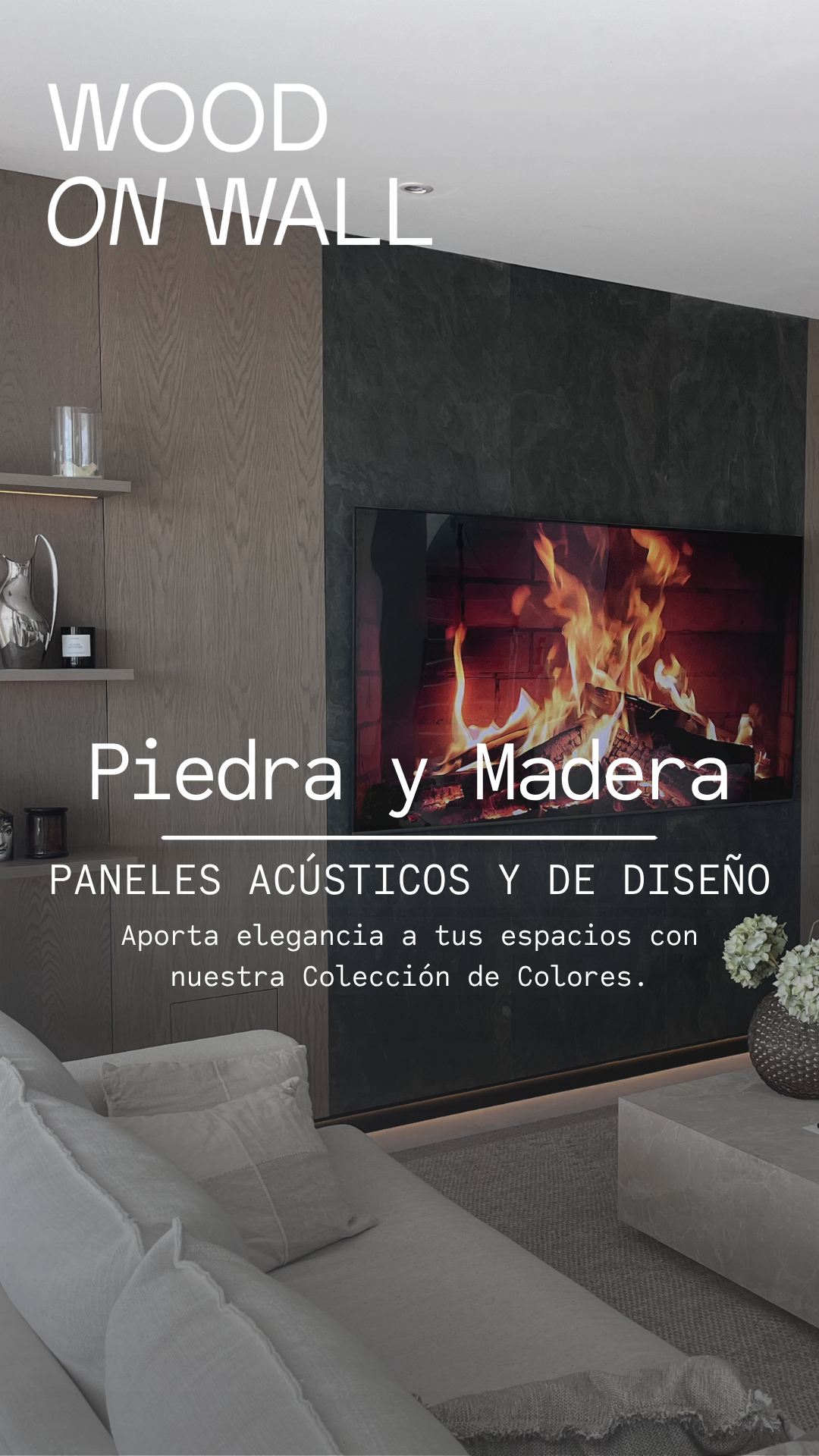 Wood on Wall España Facebook ad