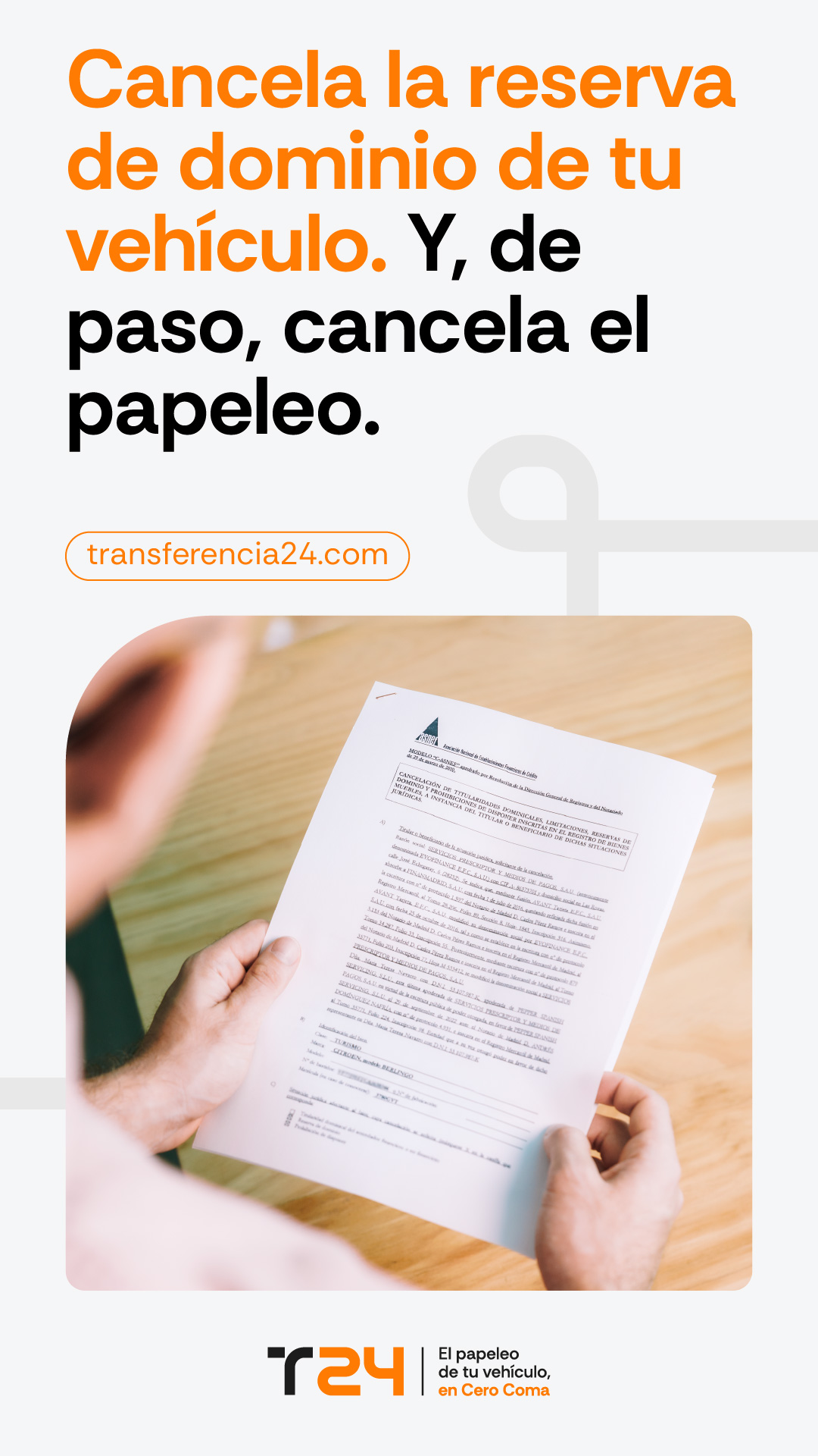Transferencia24 Facebook ad from May 11, 2026