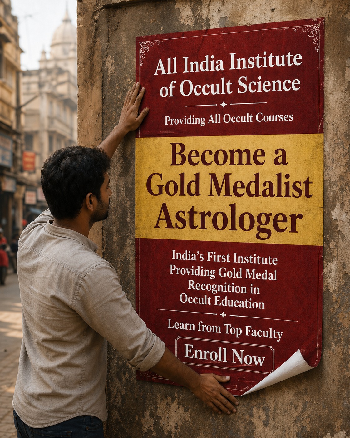 All India Institute of Occult Science Facebook ad: Learn Astrology from experts