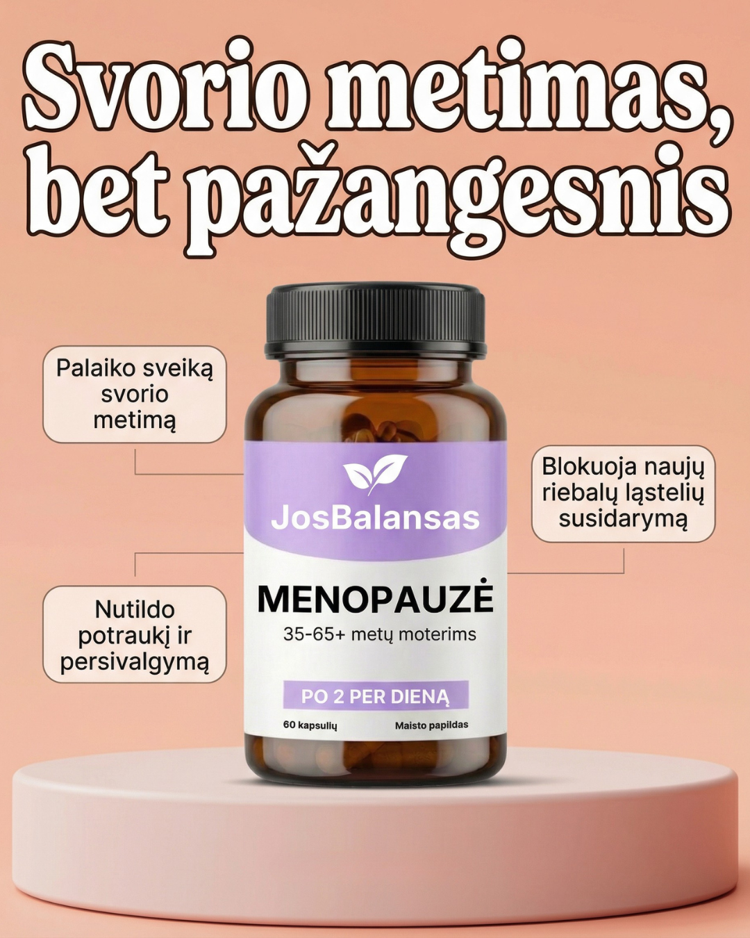 Josbalansas Facebook ad: Šiuo metu -60 %