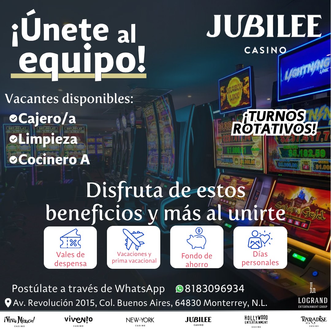 Vacantes Talento Logrand Facebook ad: ¡Únete al equipo Jubilee!