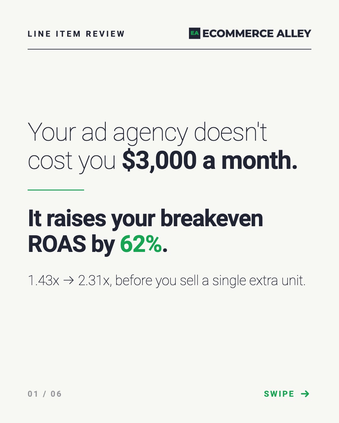 The Ecommerce Alley Facebook ad