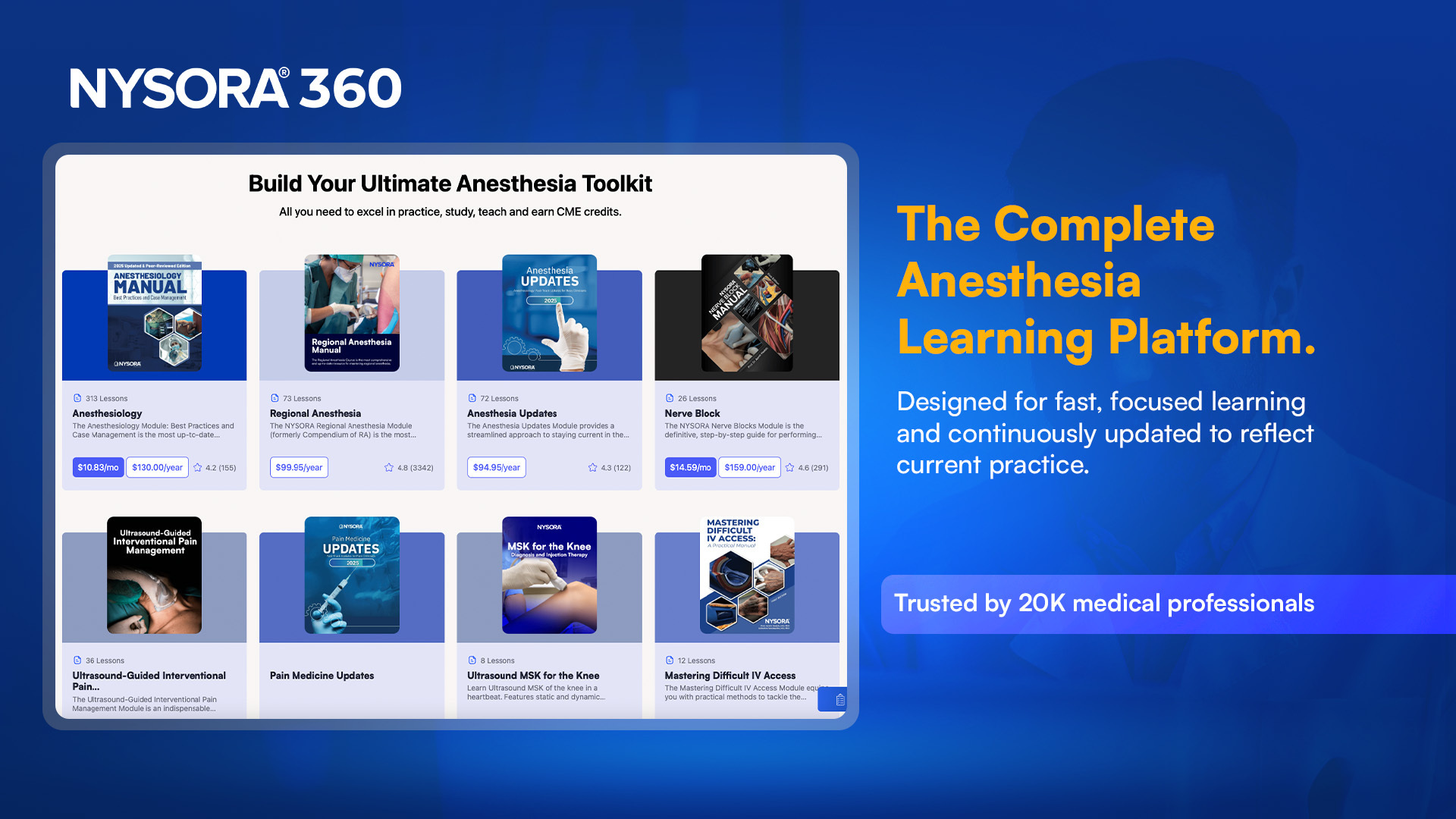 NYSORA - Continuing Medical Education Facebook ad from Jun 16, 2025