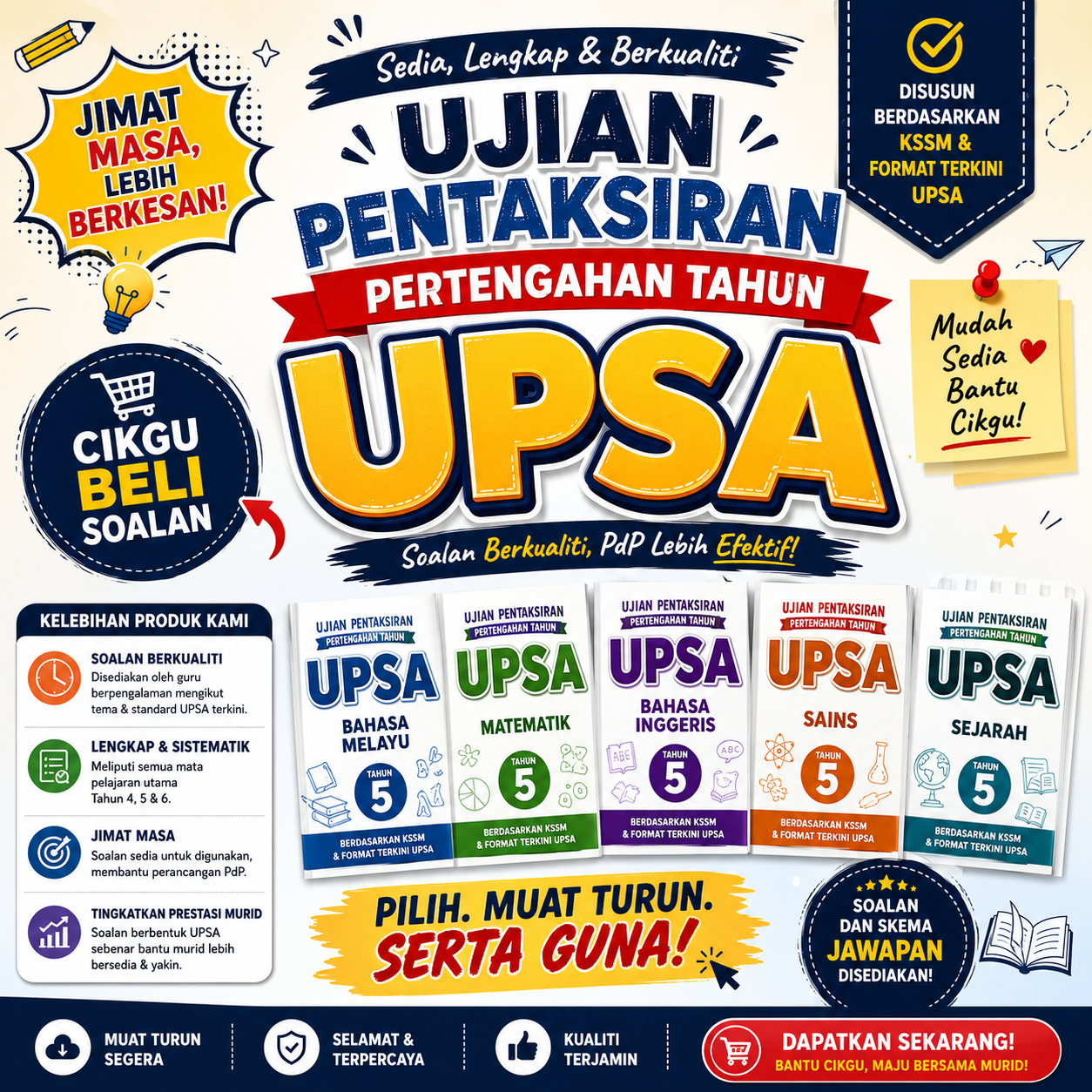 RPH Sekolah Rendah Facebook ad: Bantu Anak Skor Cemerlang