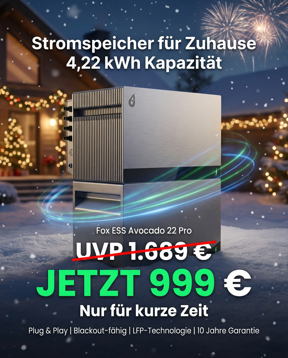Tepto Facebook ad: Stromspeicher 1.689 € → 999 €