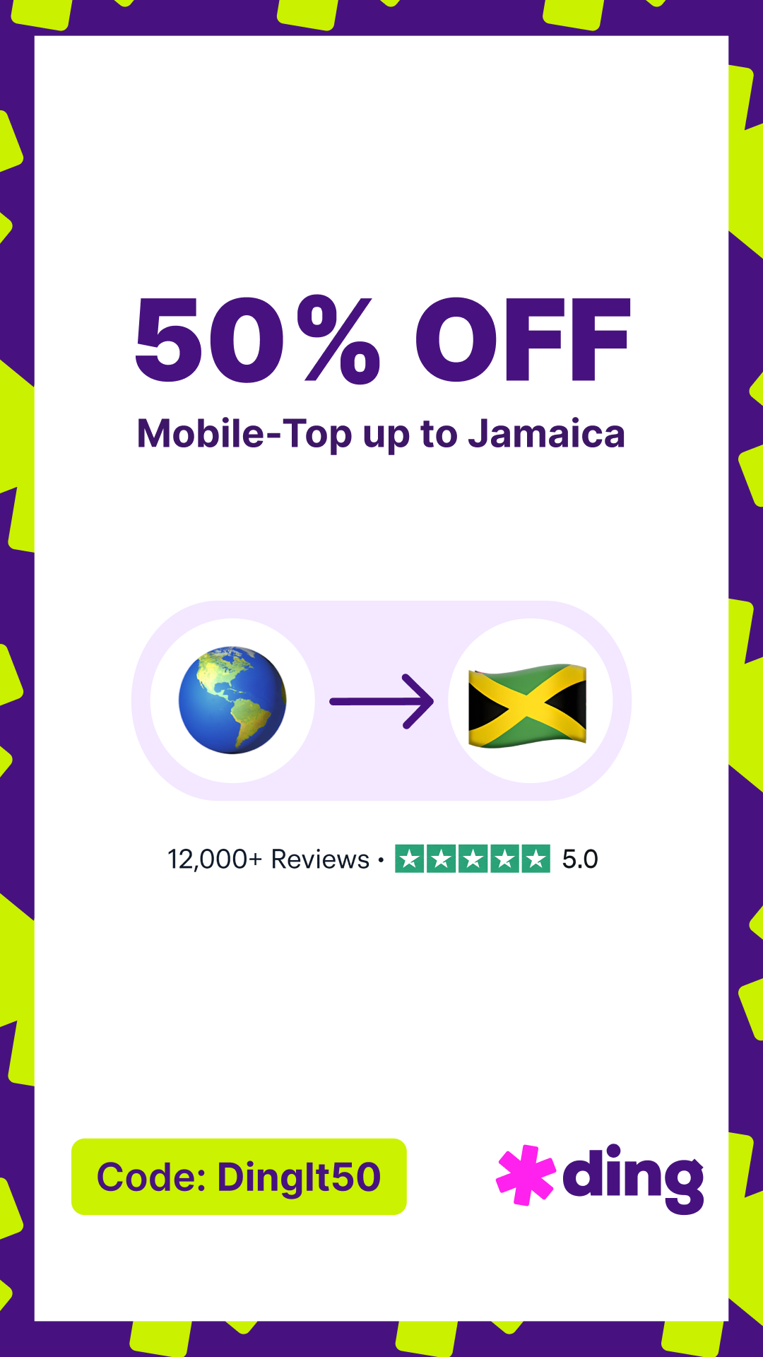 Ding Facebook ad