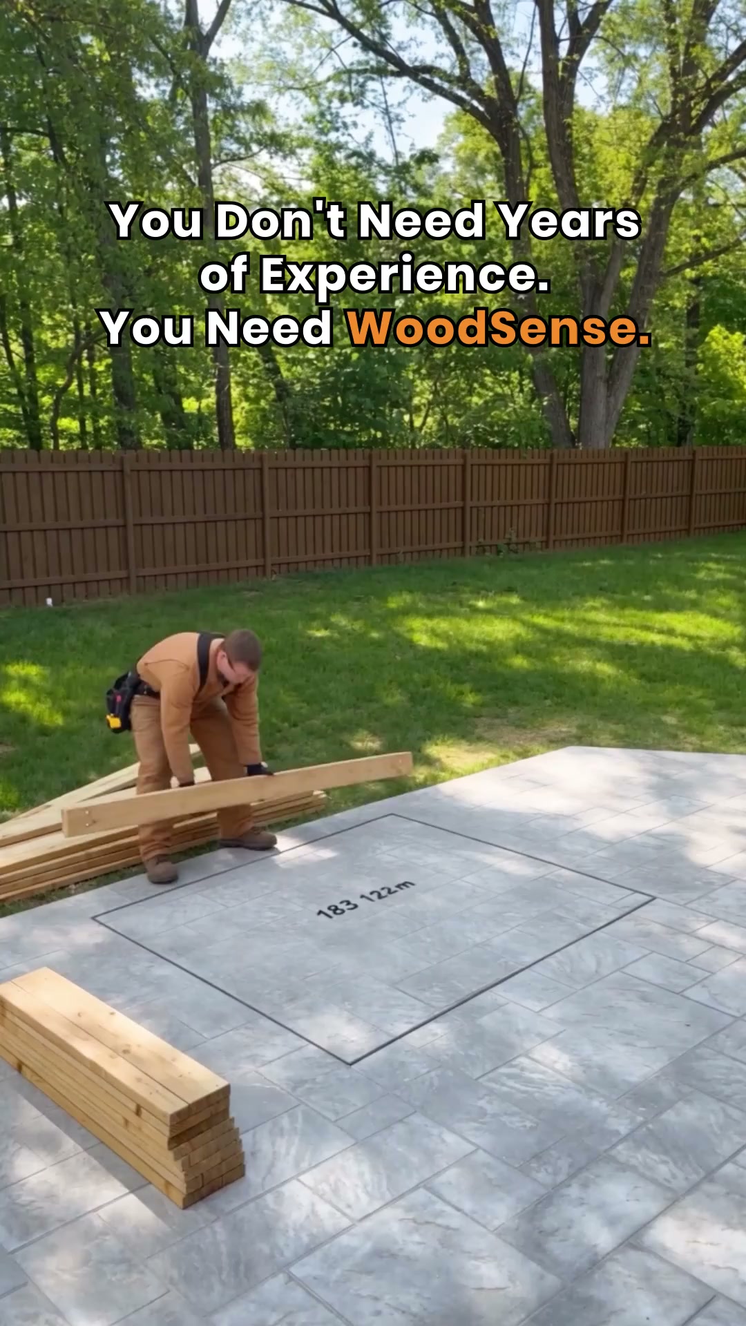 WoodSense Facebook ad: Become a woodworking expert
