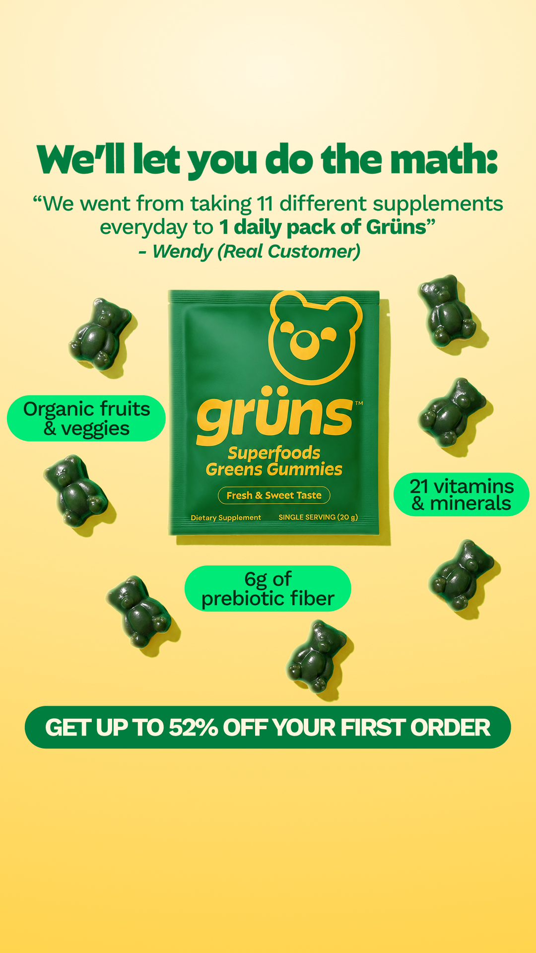 Grüns Facebook ad