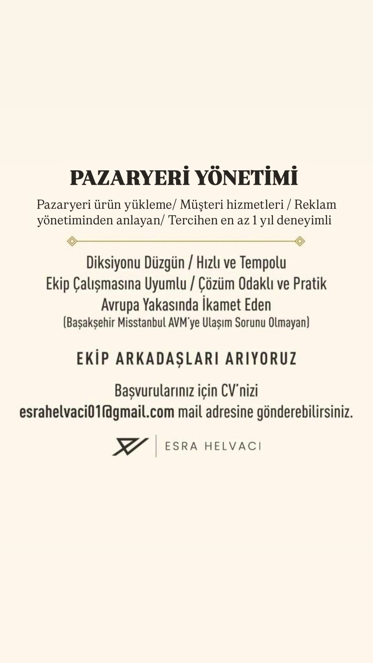 Esra Helvacı Facebook ad from Mar 16, 2025