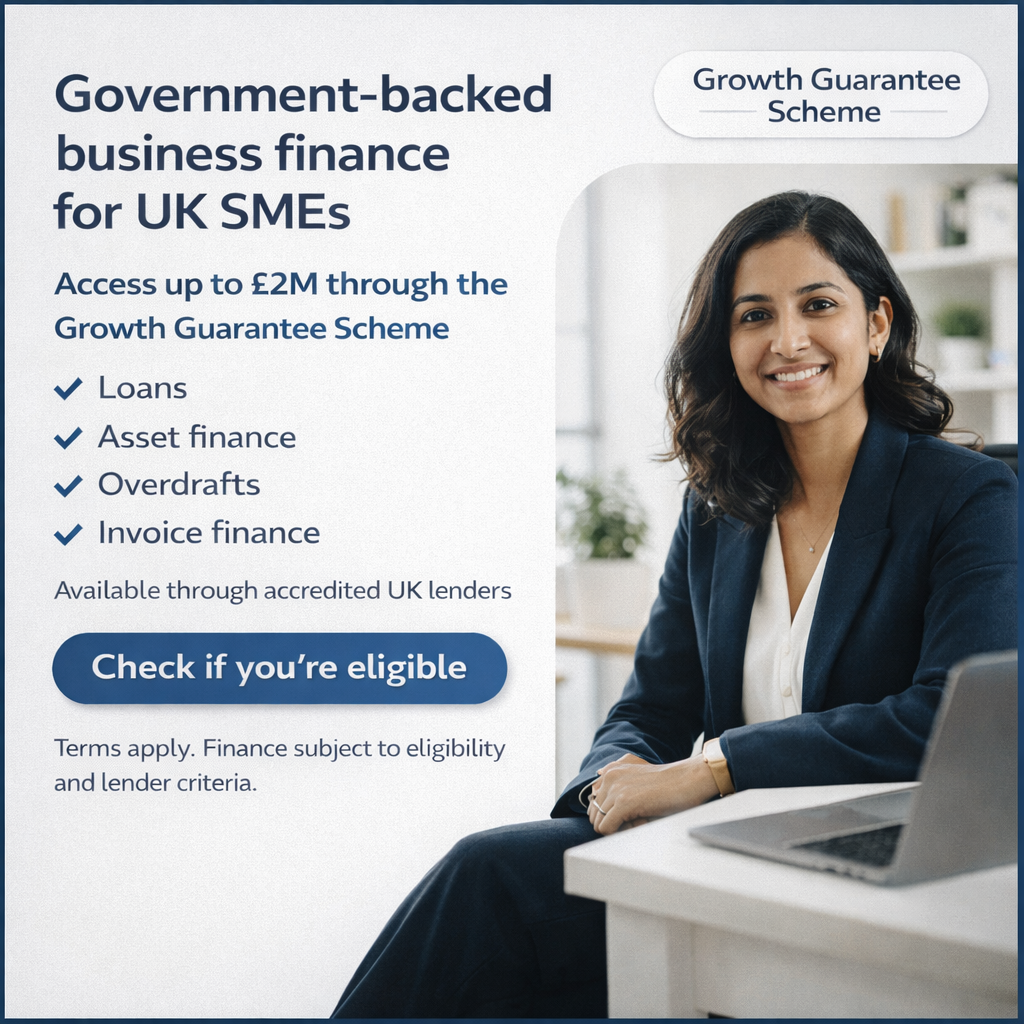 Grand Business Solutions Facebook ad: Check Eligibility Today