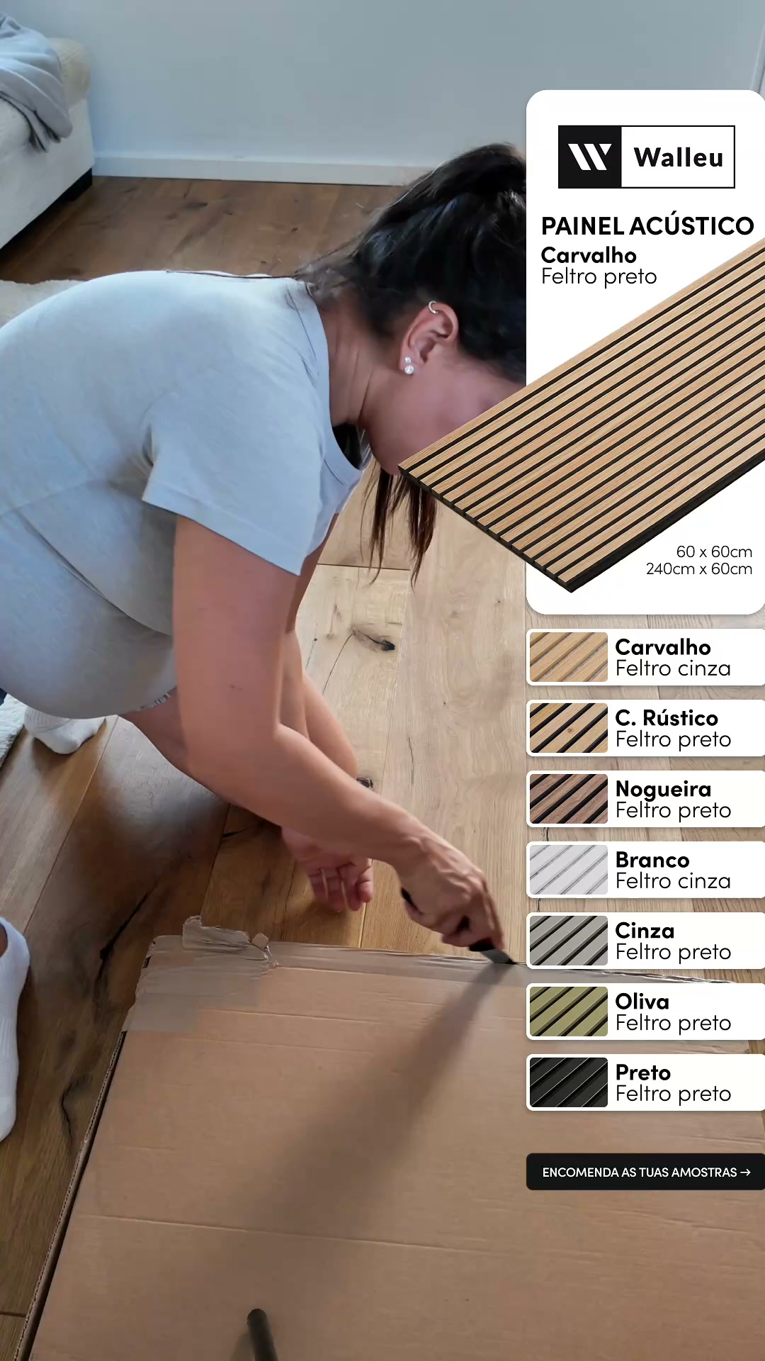 Walleu.pt Facebook ad: Escolhe entre 10 cores de painéis