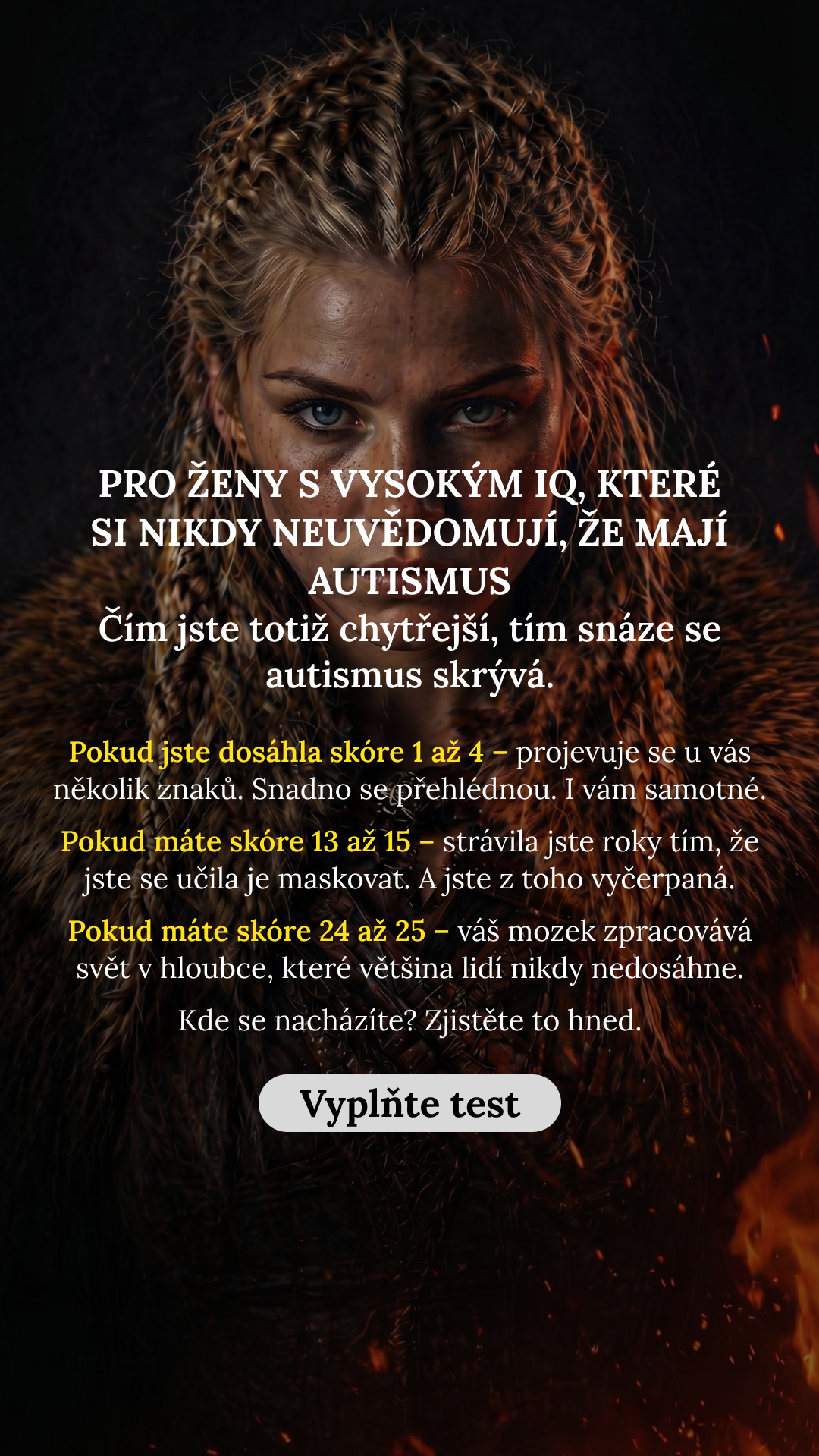 Free International IQ Test Facebook ad