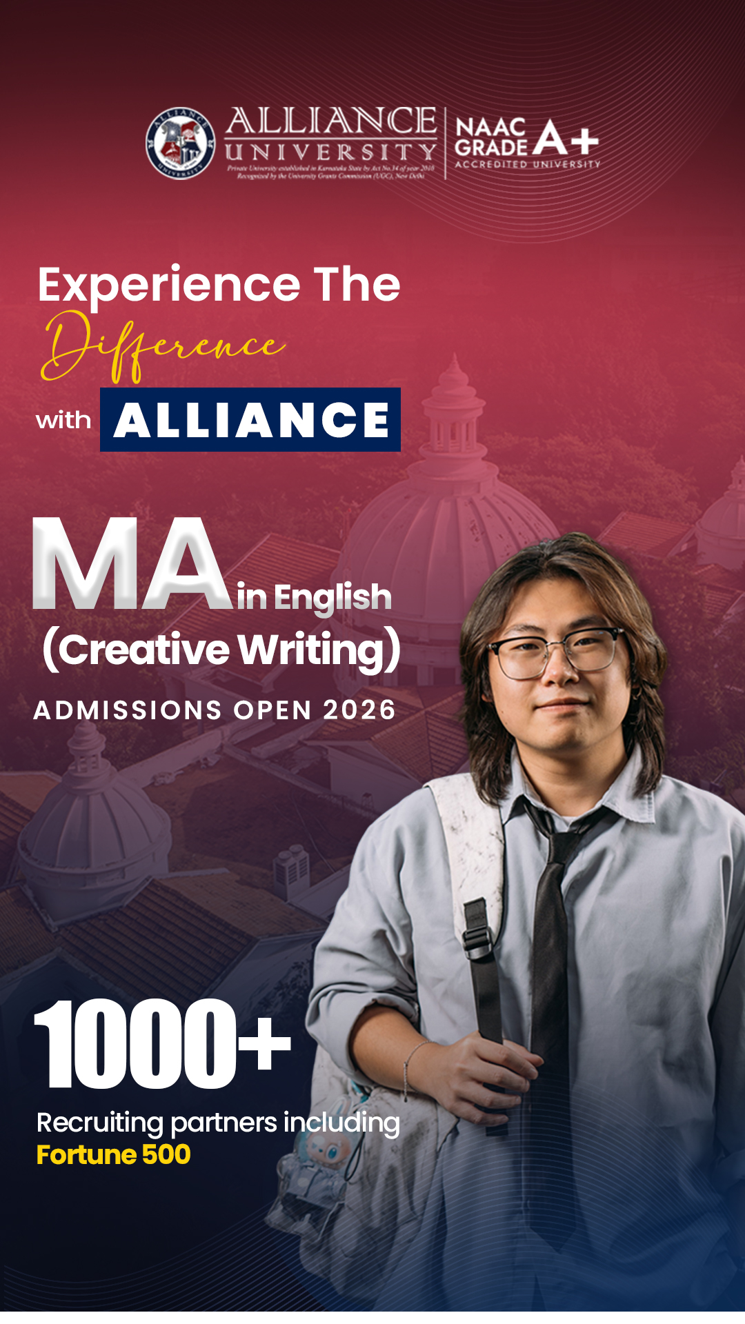 Alliance University Facebook ad