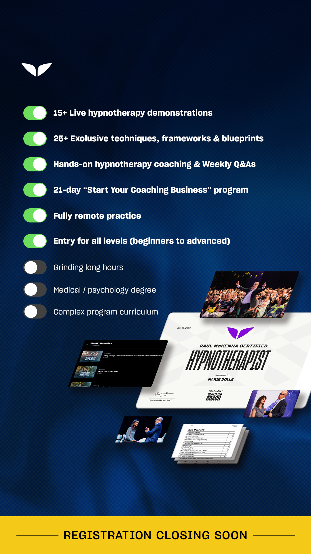 Mindvalley Facebook ad from Nov 6, 2025