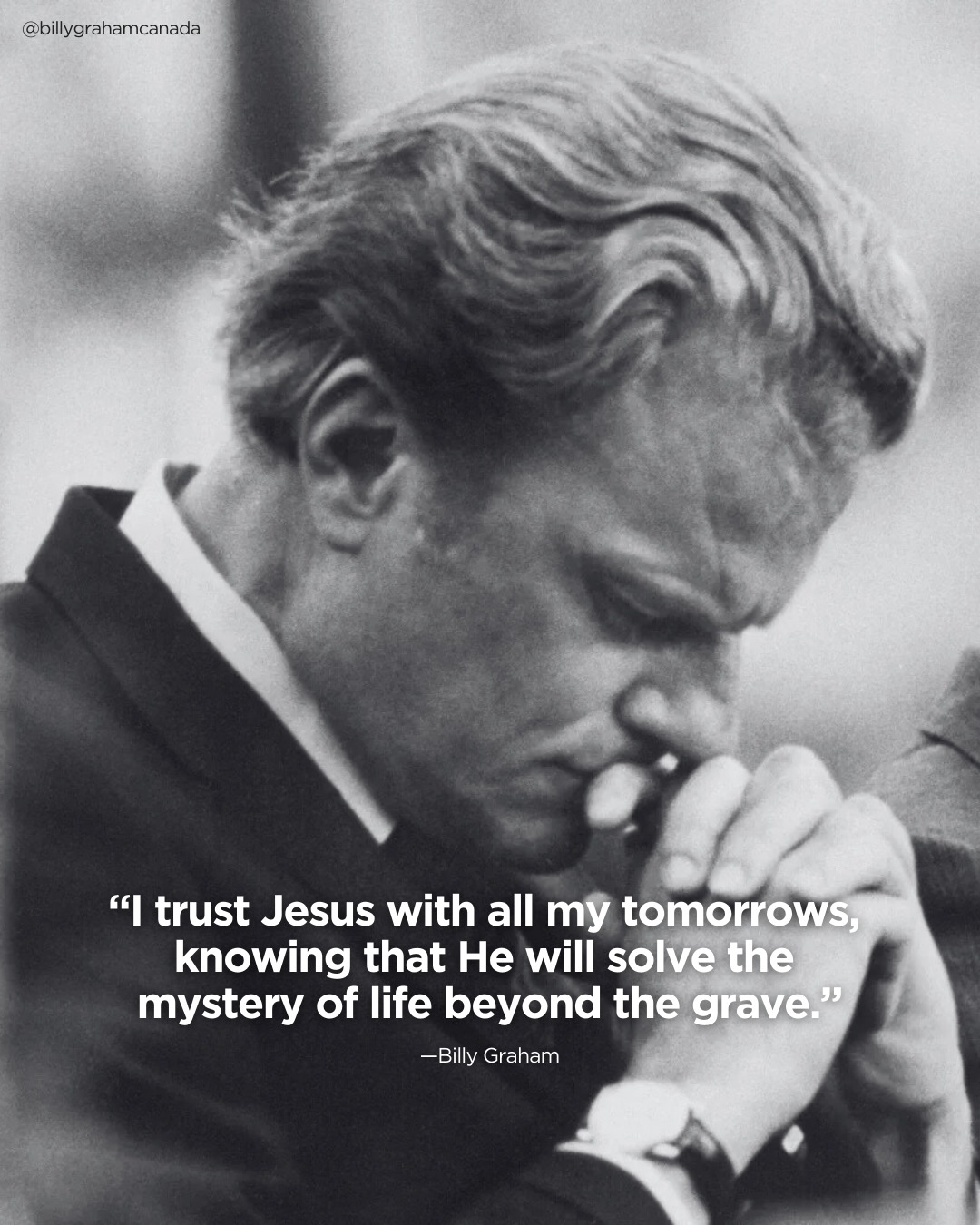 Billy Graham Evangelistic Association of Canada Facebook ad: Free Weekly Devotional from Billy Graham