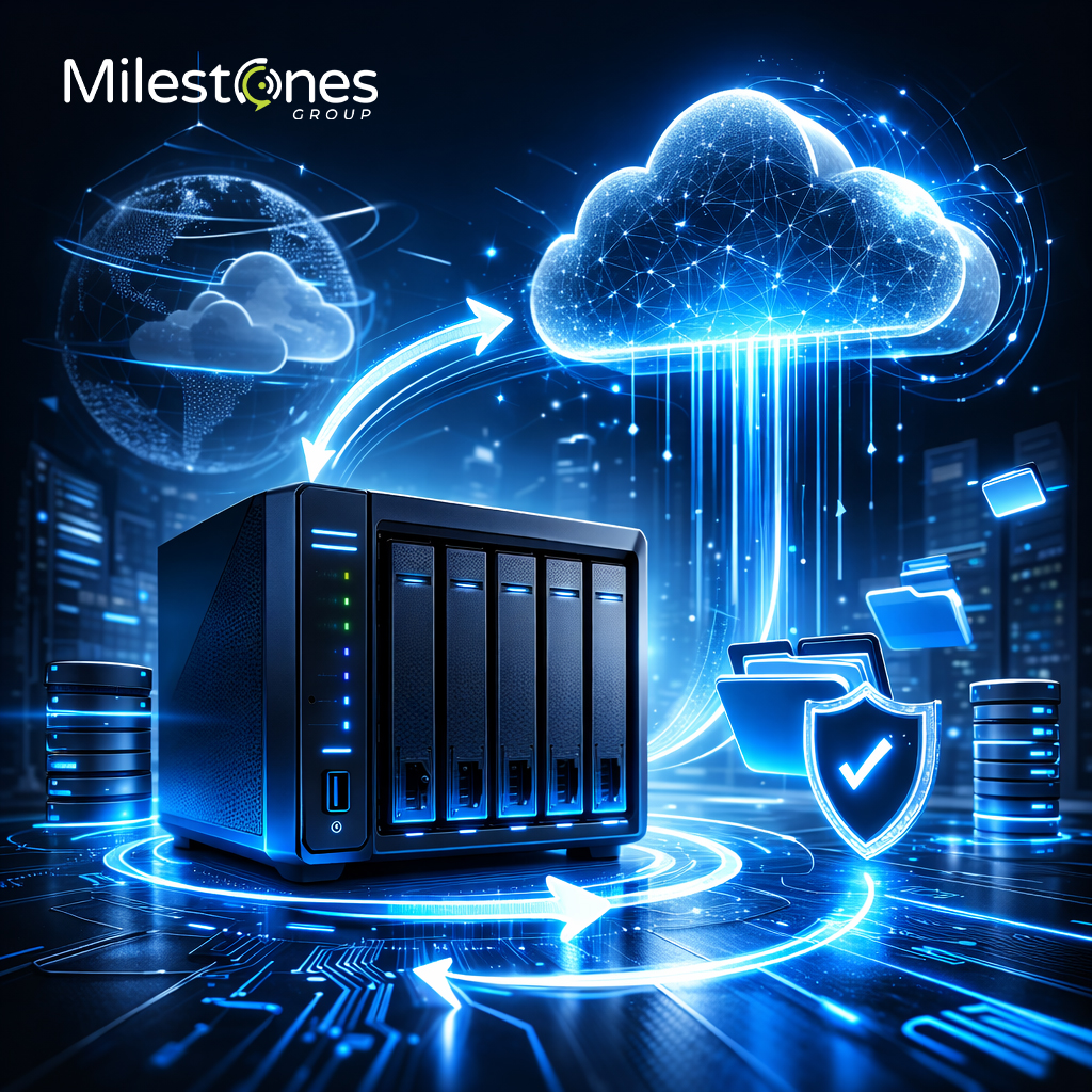 Milestones Group Facebook ad: احجز Demo مجاني الآن