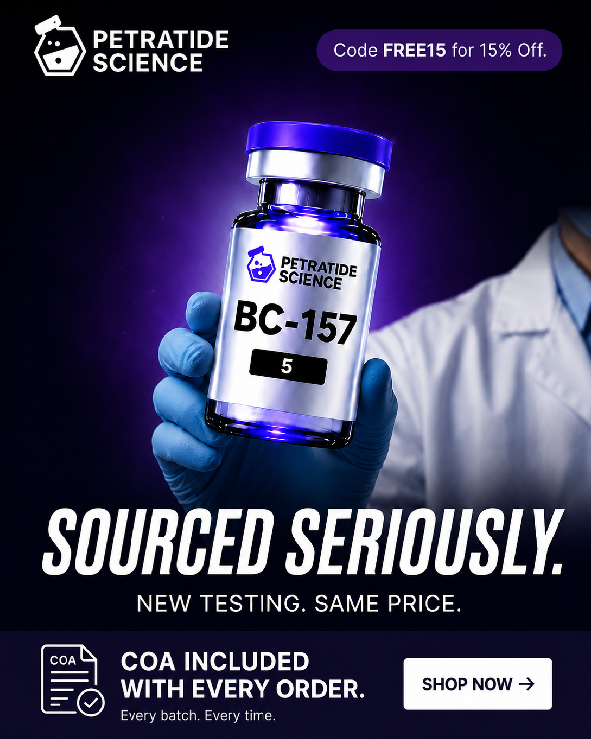 Petratide Science Facebook ad: 2026 Best USA Standards