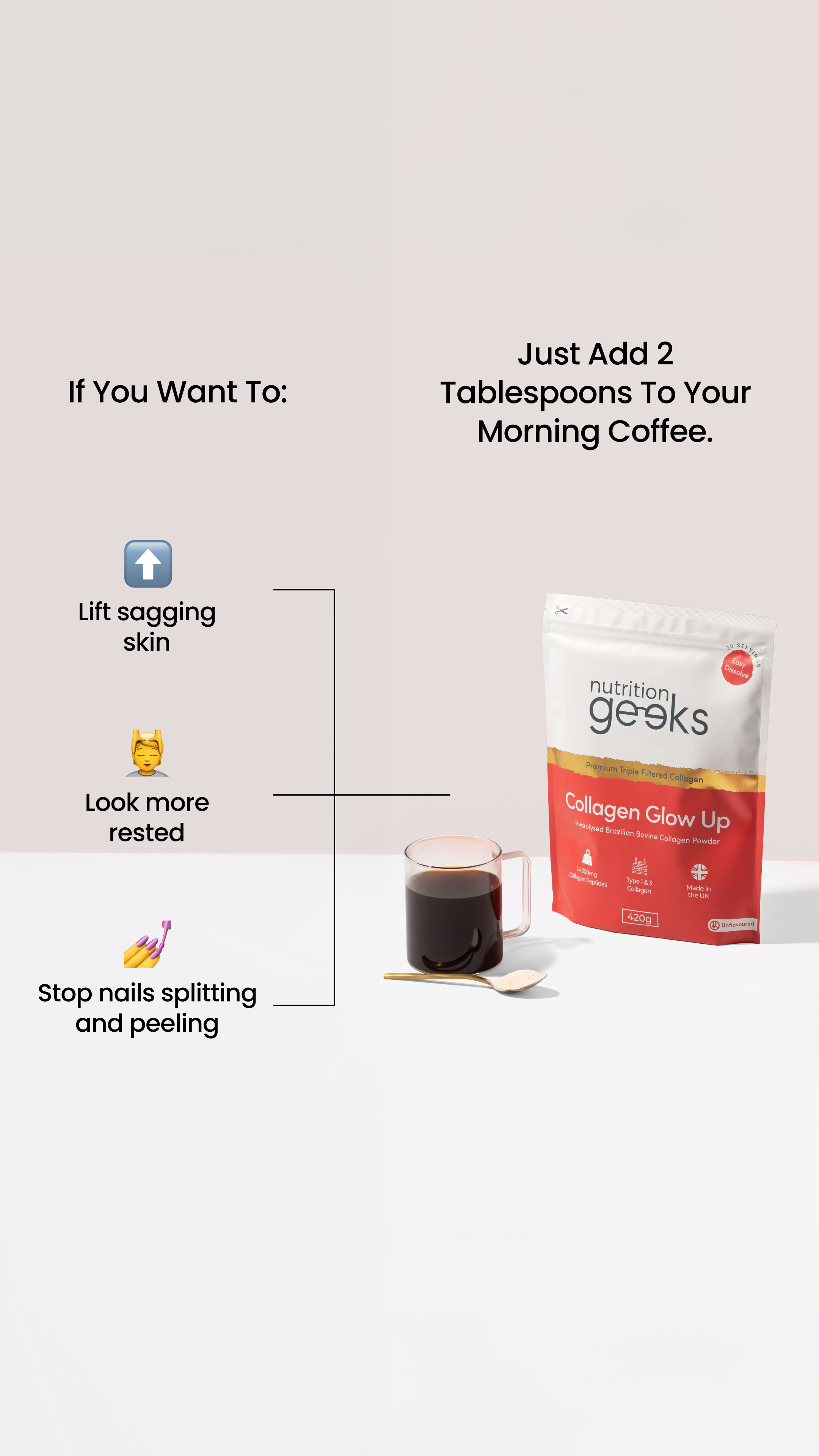 Radiant Over 40 Facebook ad