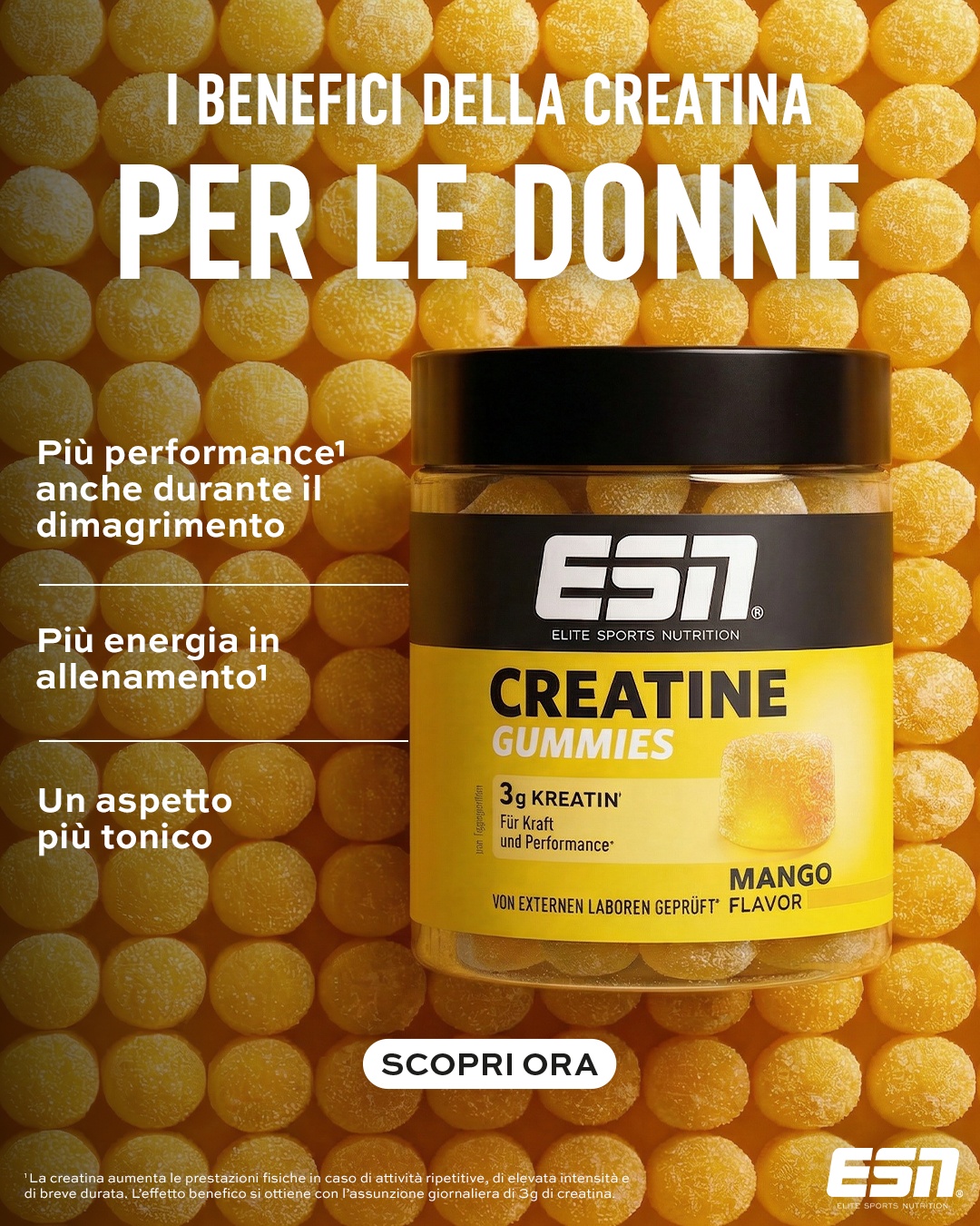 ESN Facebook ad: Creatina di qualità