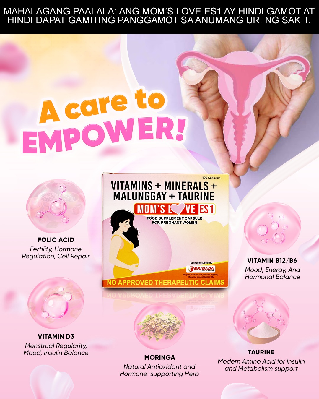 Mom's Love ES1 Facebook ad