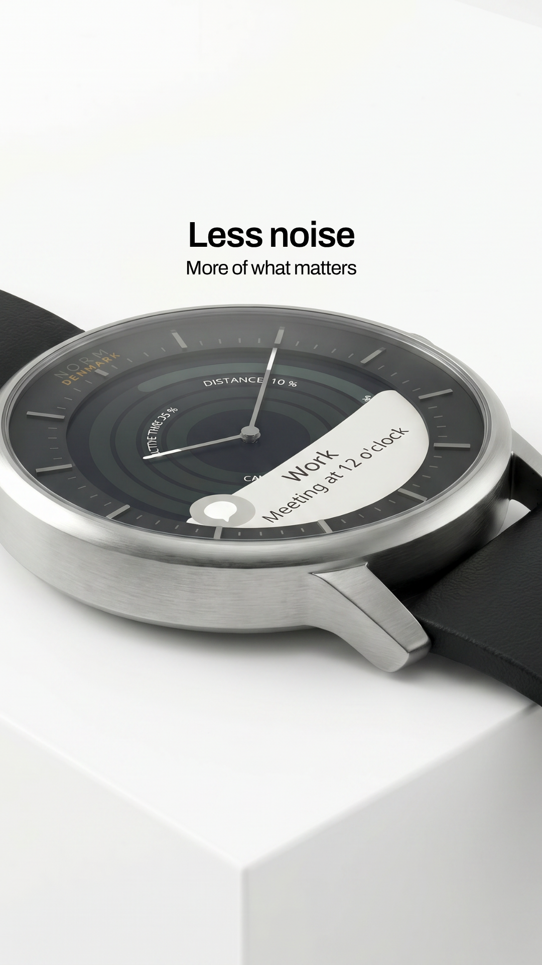 NORM Denmark Facebook ad: The smartwatch that’s not a smartwatch
