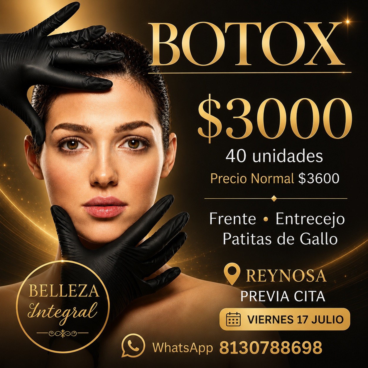 Belleza Integral Facebook ad: REYNOSA. citas disponibles Jueves 16 Julio.