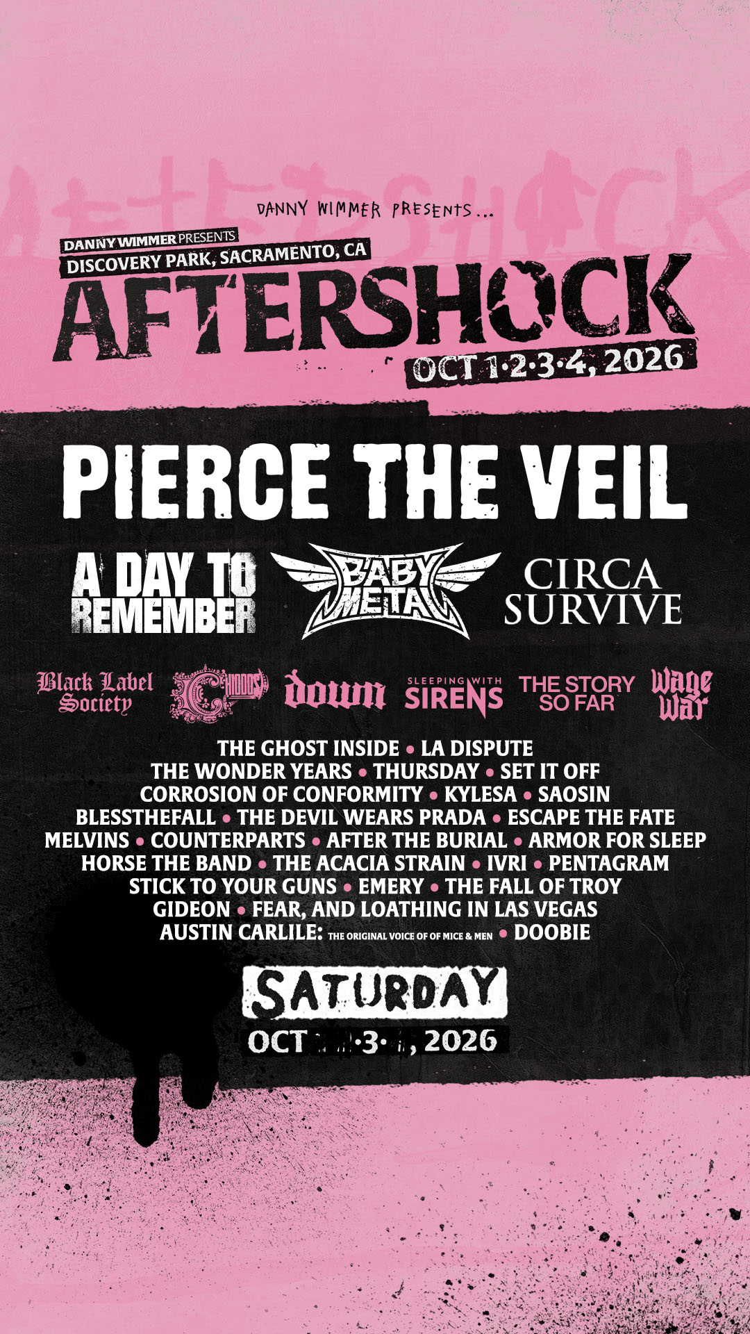 Aftershock Festival Facebook ad from Aug 5, 2026