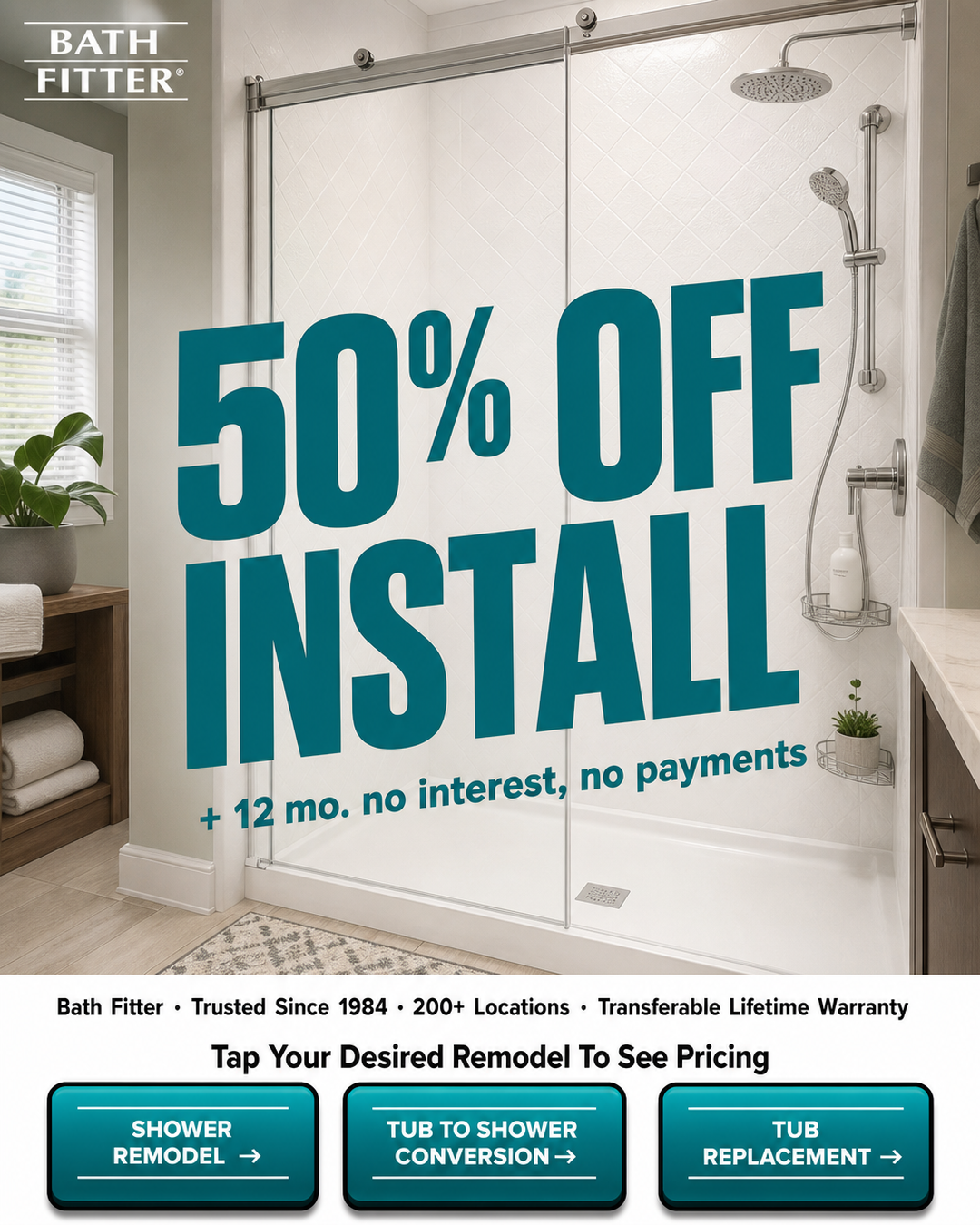 Bath Fitter Facebook ad