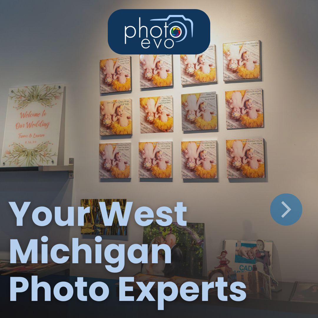 Photo EVO Facebook ad: We’re your neighbors in West Michigan combining pro-lab…