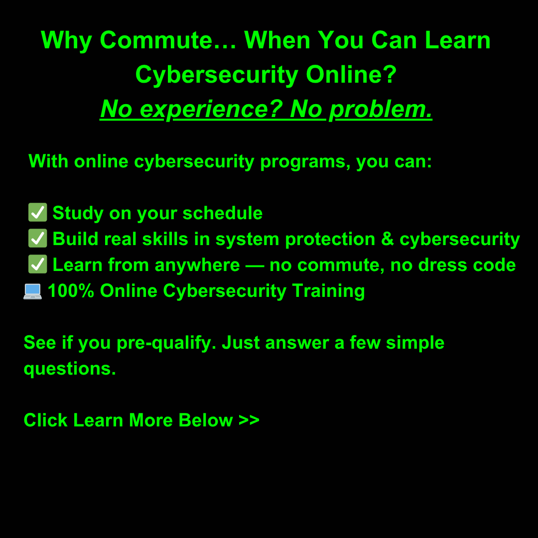 Security Cyber Degree Facebook ad