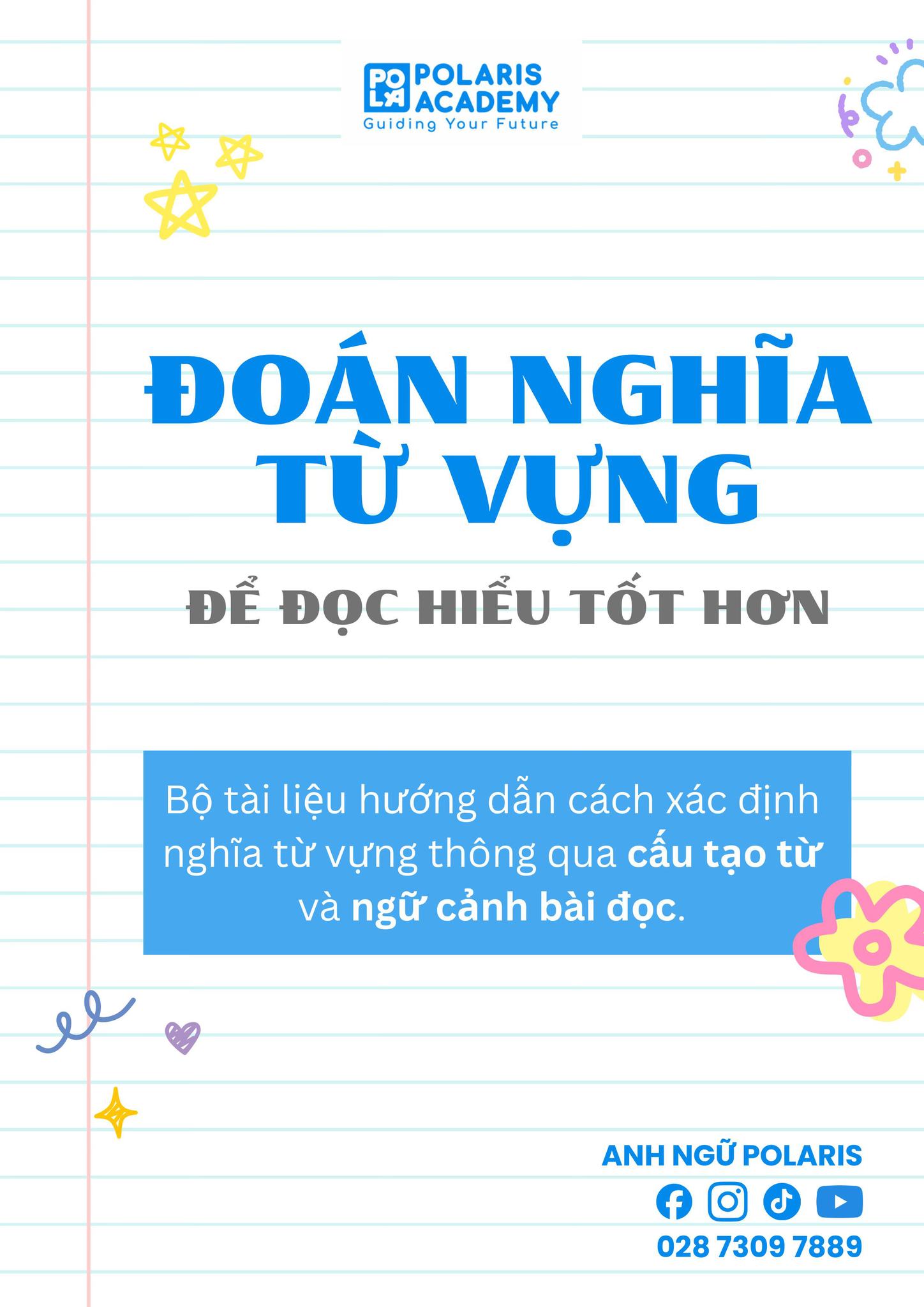 Anh Ngữ Polaris Facebook ad: Có cách nào tiết kiệm 50% thời gian…