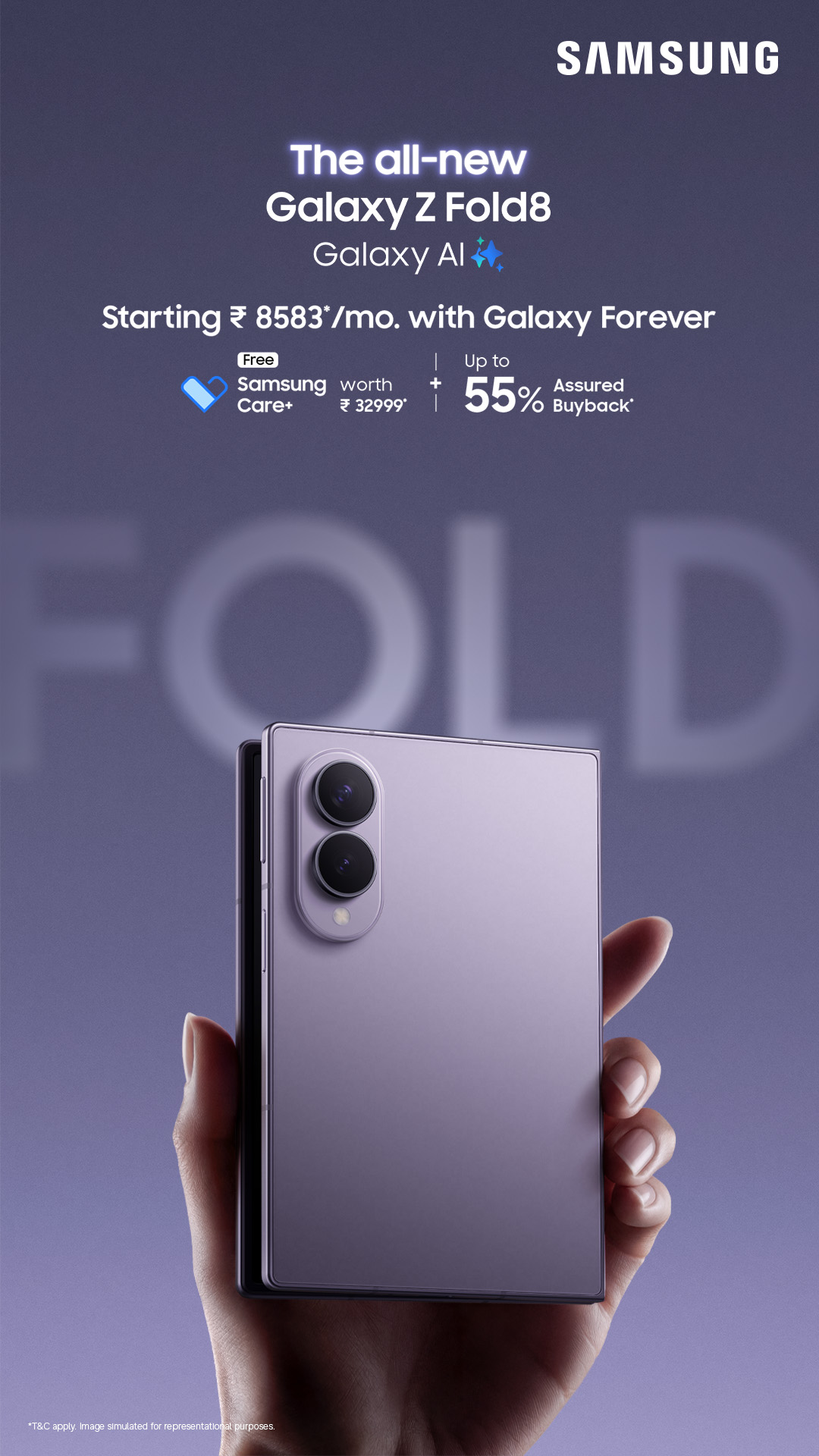 Samsung Facebook ad