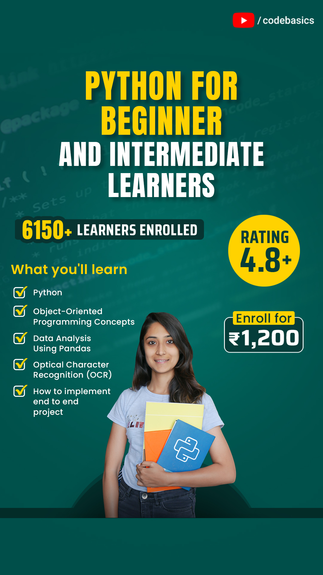Codebasics Facebook ad
