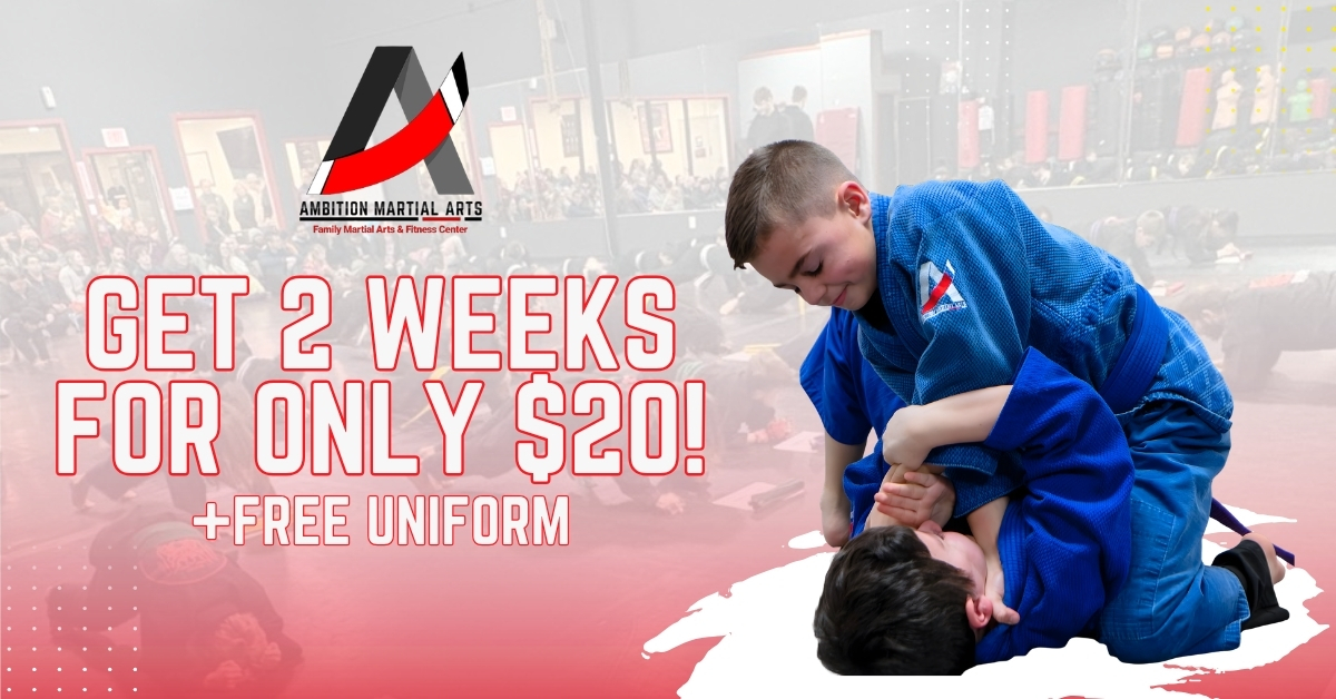 Ambition Martial Arts Facebook ad from Apr 7, 2026