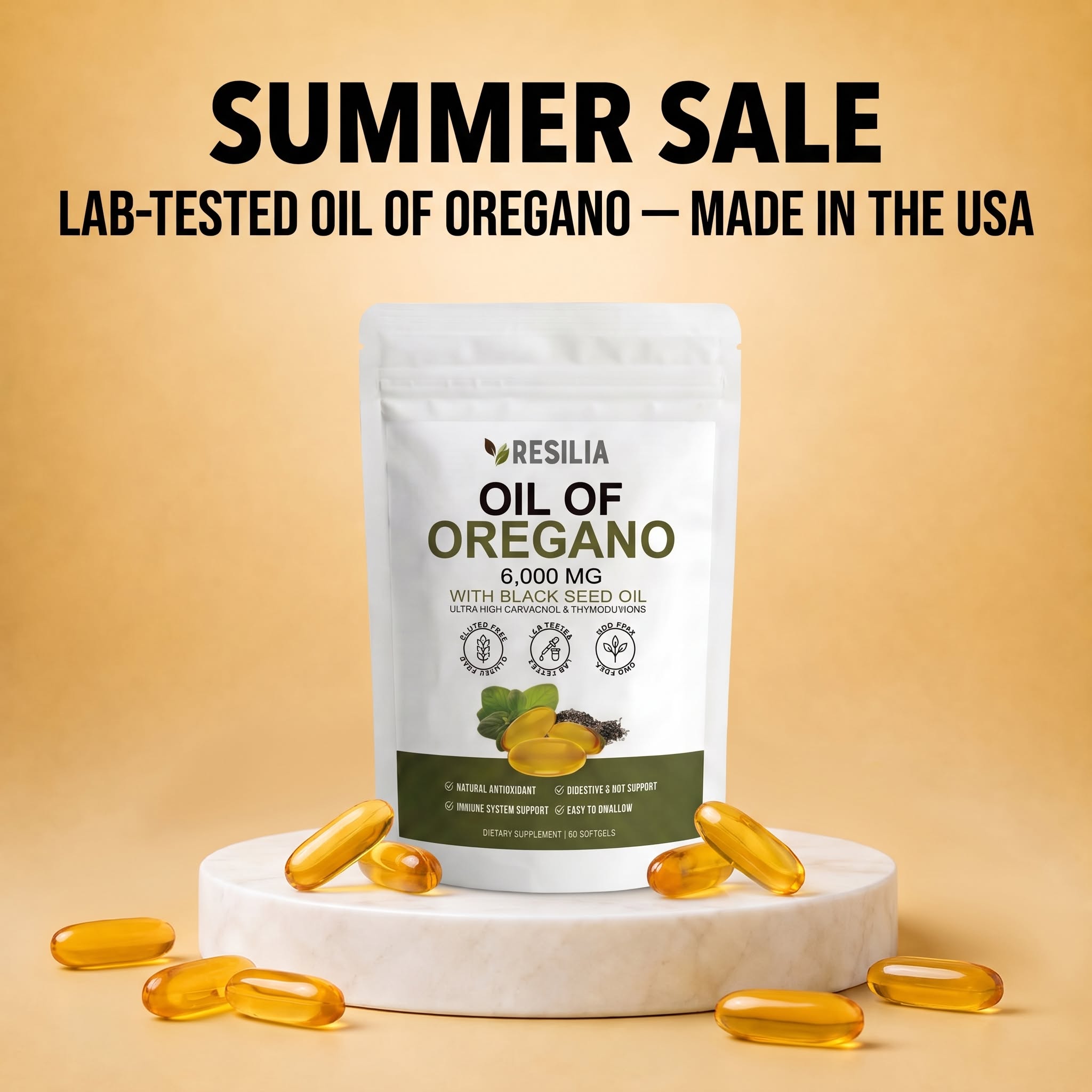 Ancient Remedy Co Facebook ad: 50% Off + 30-Day Guarantee