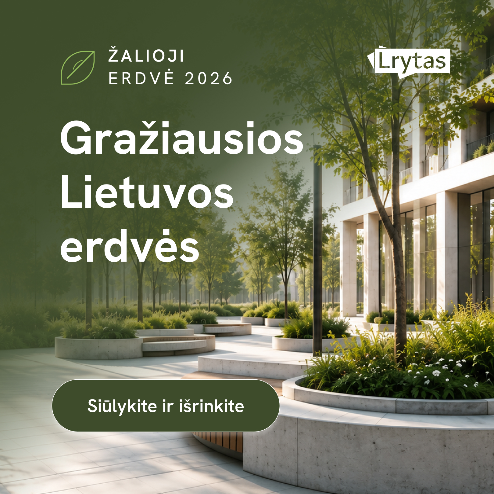 lrytas.lt Facebook ad: Kurios Lietuvos žaliosios erdvės vertos didžiausio…