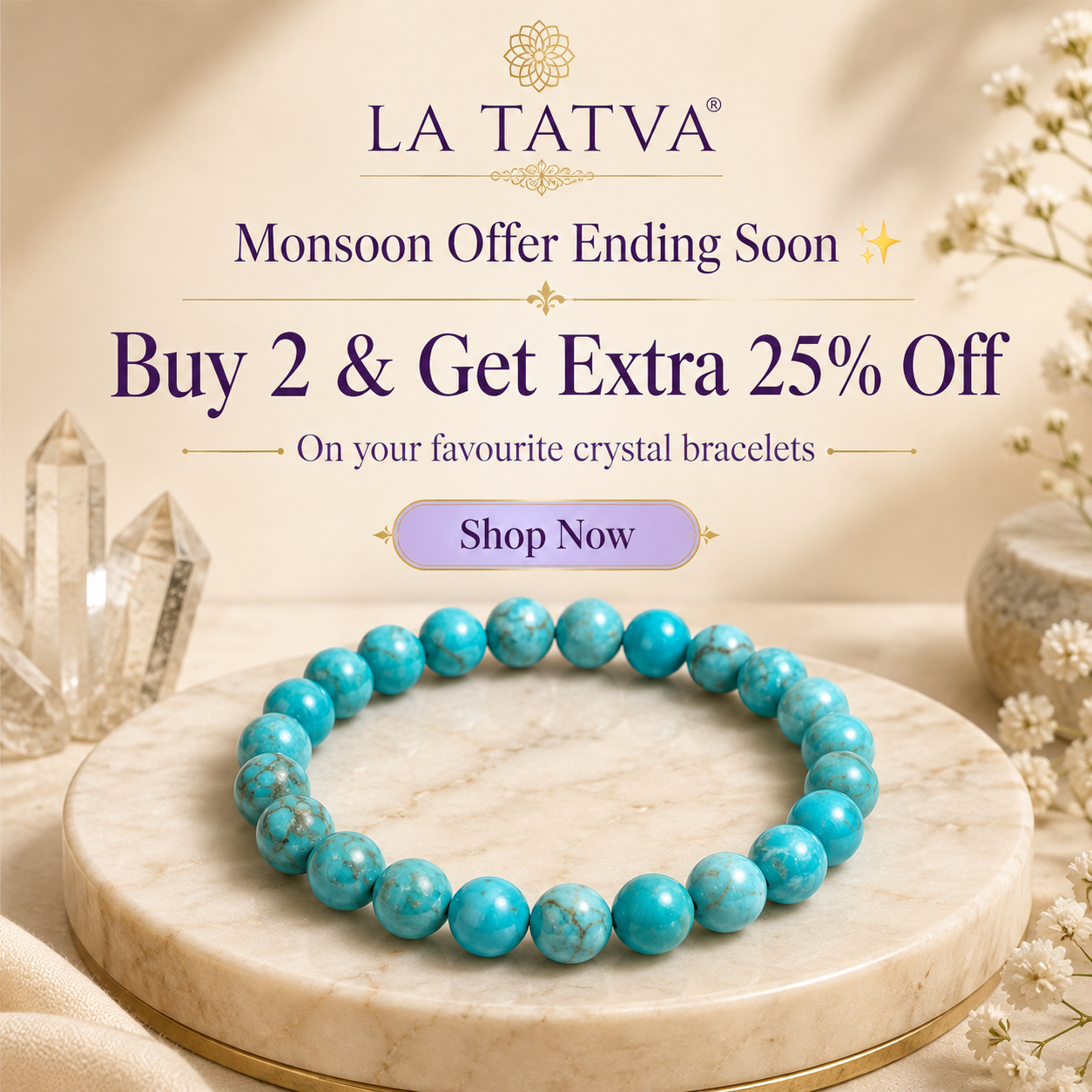 Latatva Jewels Facebook ad: Almost Yours Extra 25% Off