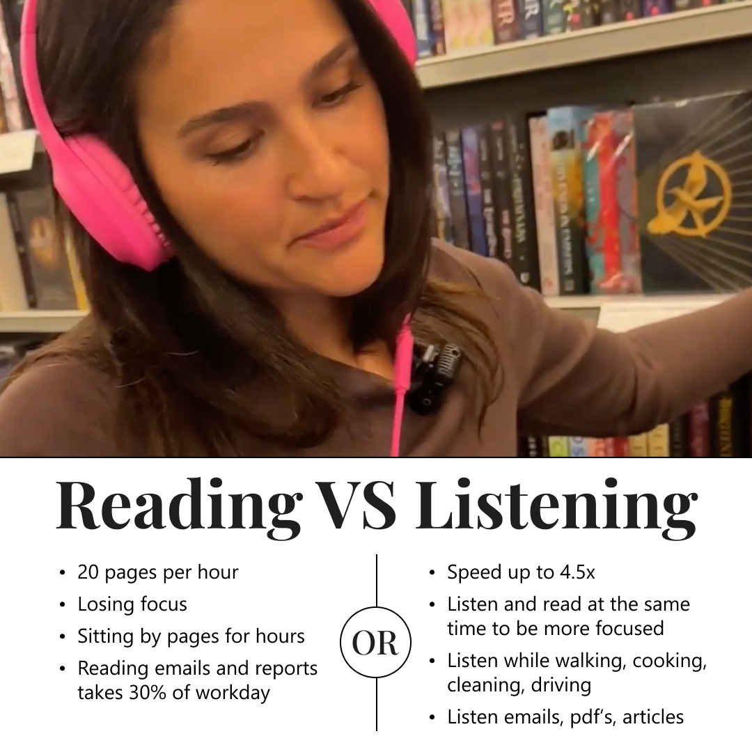 Speechify Facebook ad