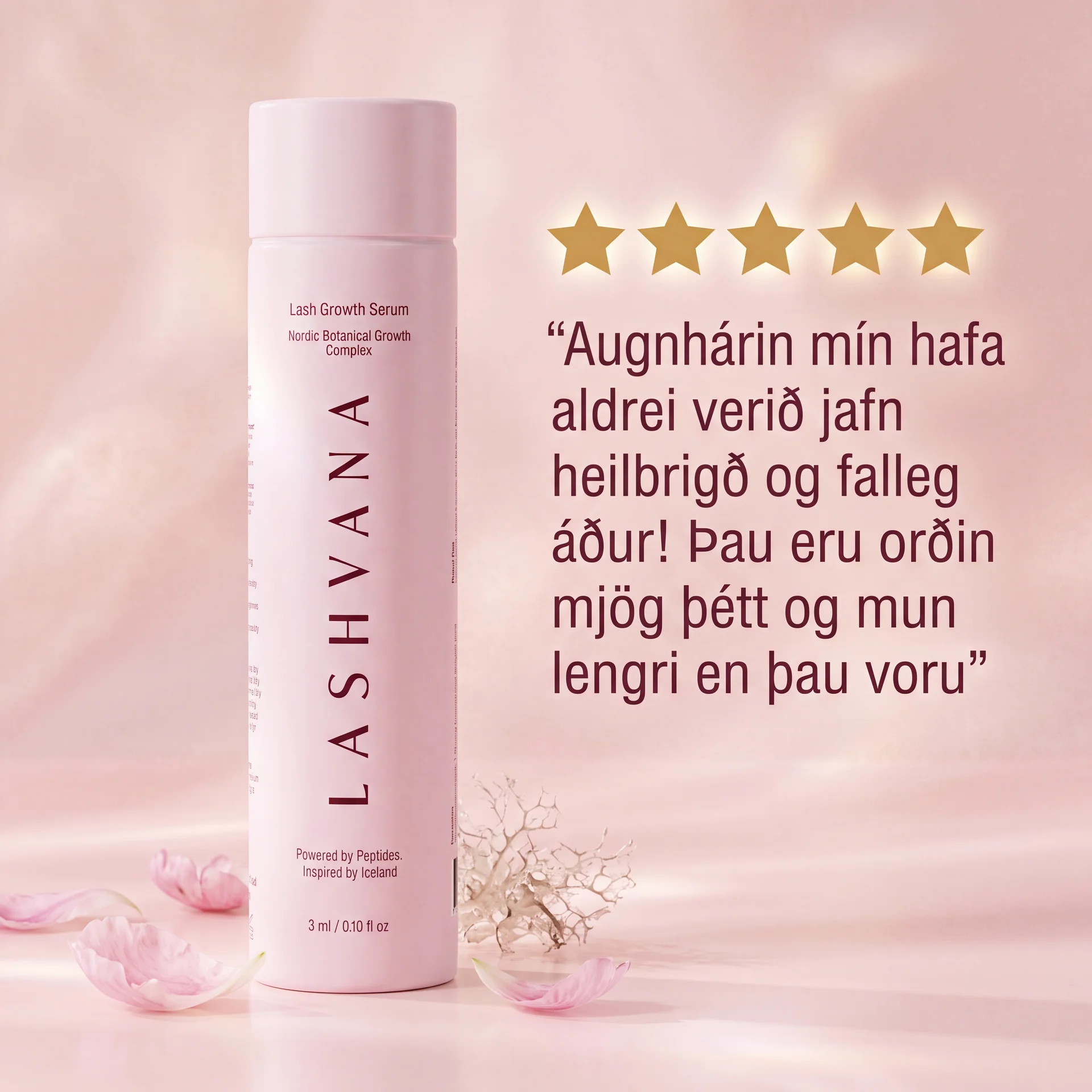 Lashvana Facebook ad