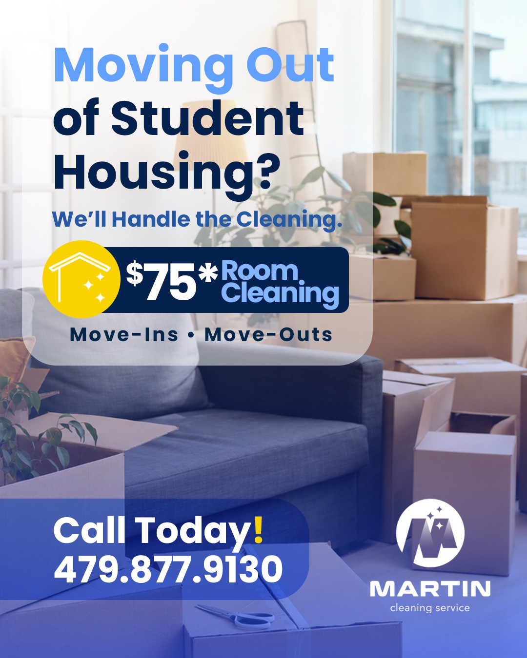 Martin Cleaning Service Facebook ad: Get your quote